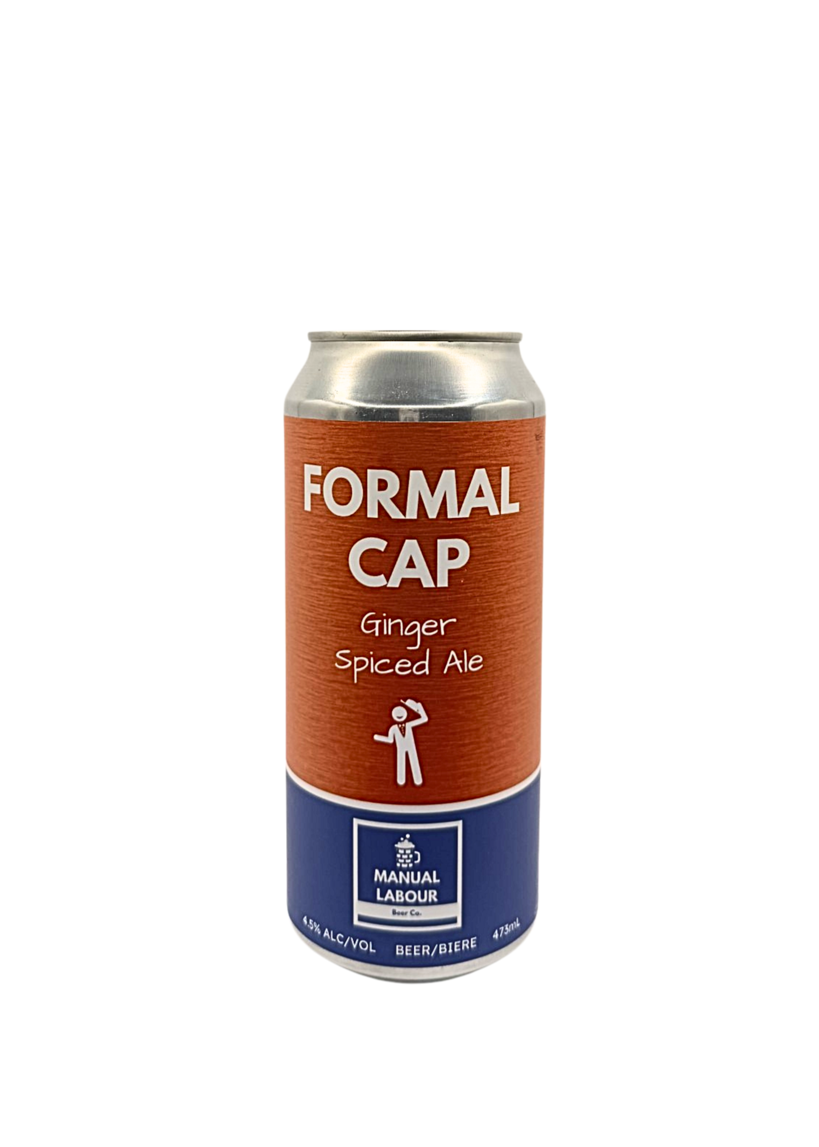 Manual Labour Brewing Manual Labour Beer Co.Formal Cap Ginger Spice Ale 473ml