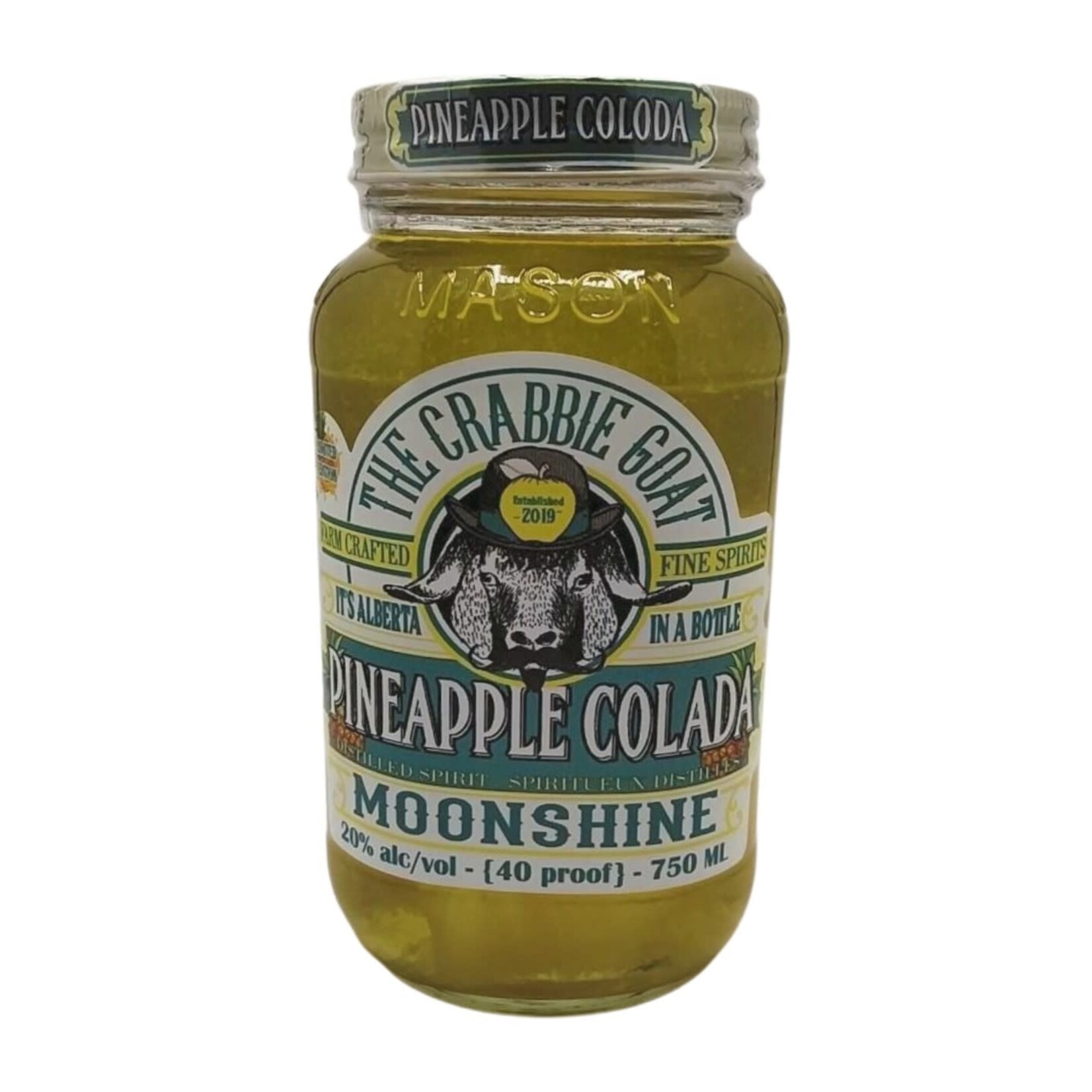Crabbies The Crabbie Goat Pineapple Colada Moonshine 750ml