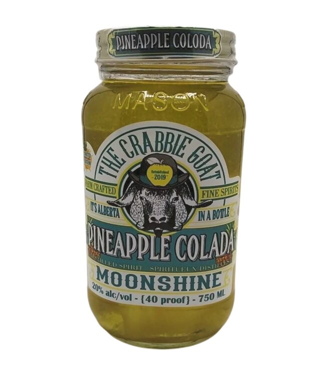 The Crabbie Goat Pineapple Colada Moonshine 750ml