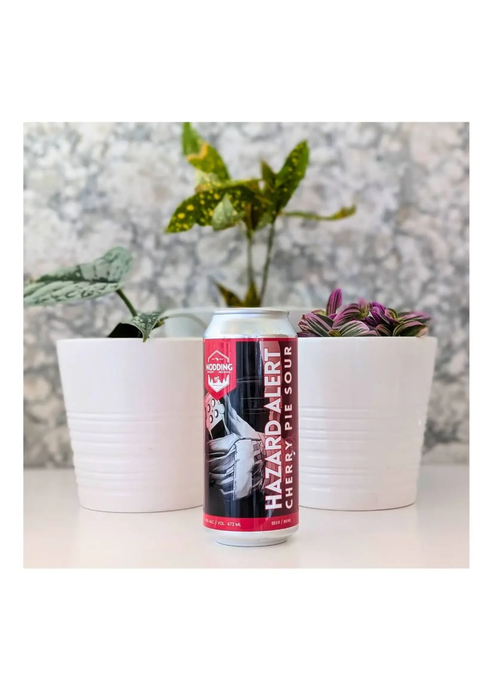 Nodding Donkey Brewing Nodding Donkey Brewing Hazard Alert Cherry Sour 473ml