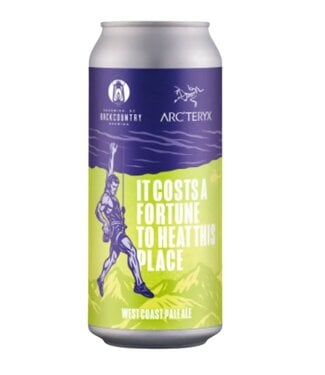 Backcountry Brewing It Costs A Forture To Heat  West Coast Pale Ale 473 ml