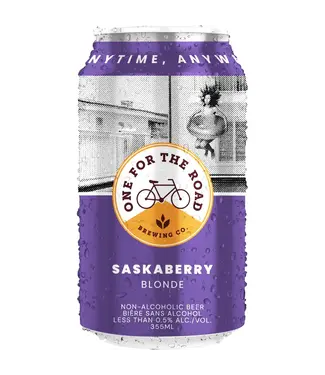 One For the Road Brewing One for the Road Non-Alcoholic Saskaberry Blonde Ale 355ml