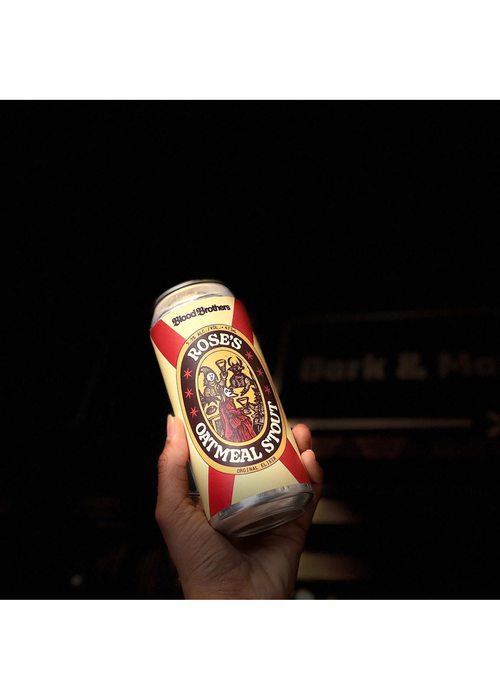 Blood Brothers Brewing Blood Brothers Brewing Rose's Oatmeal Stout 473ml