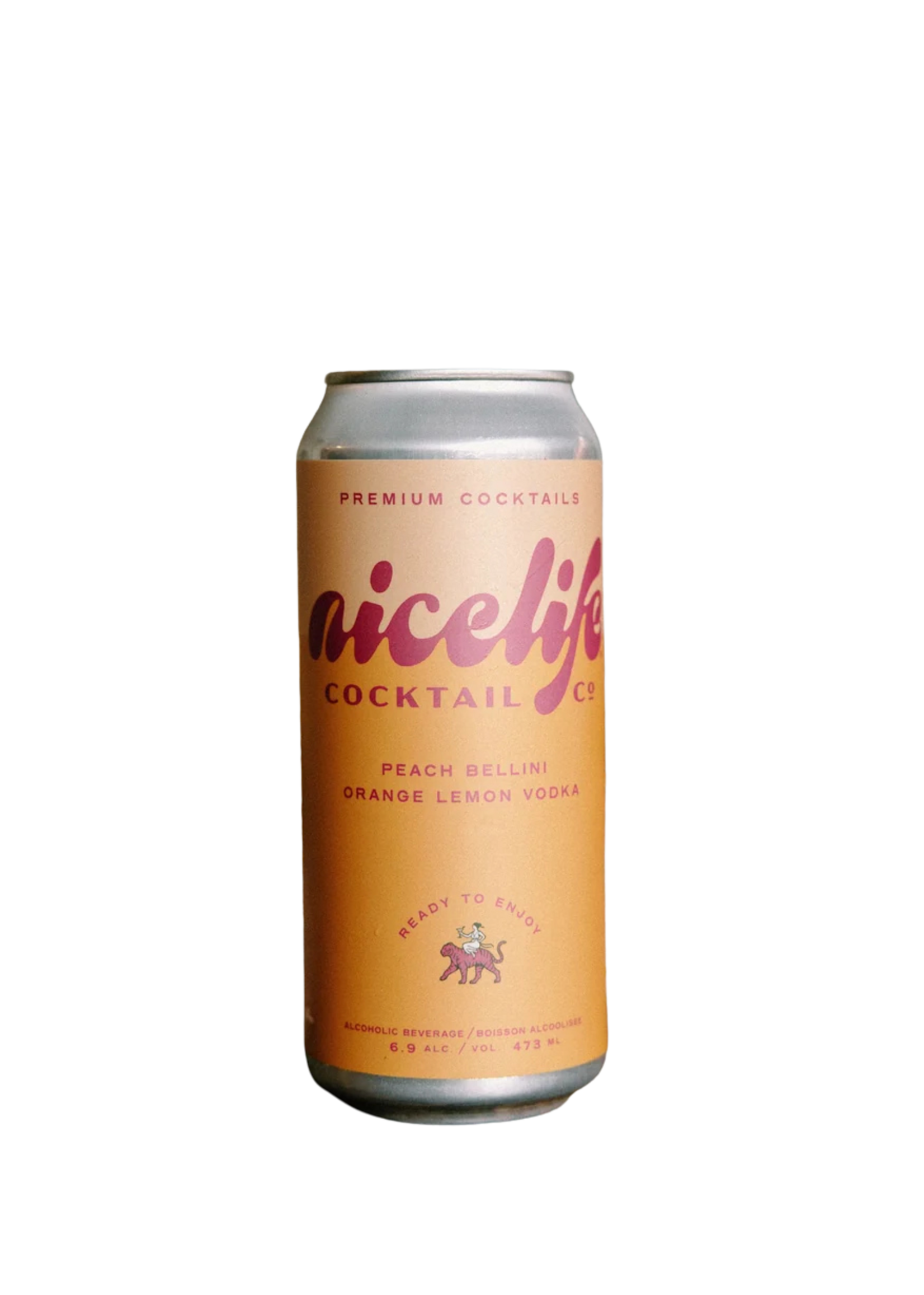 Nicelife Cocktails Nice Life Cocktails Peach Bellini orange Lemon Vodka 473 ml