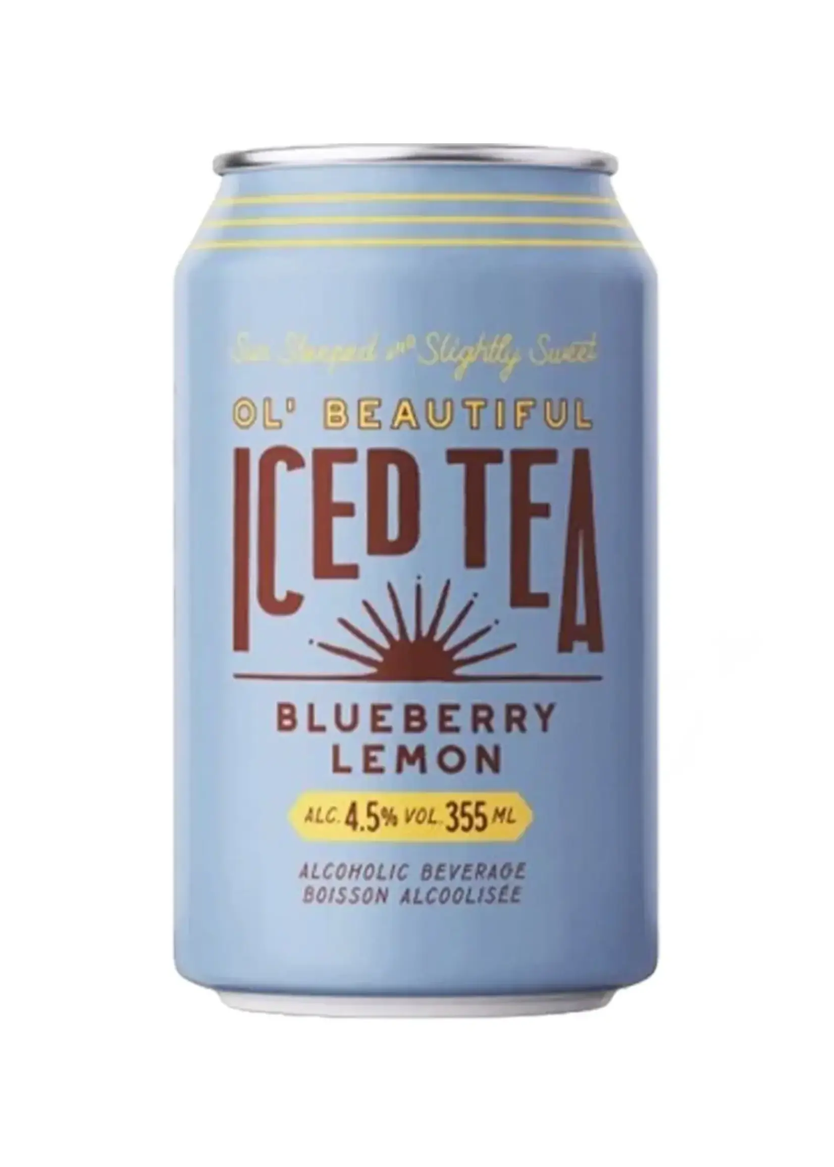 Ol' Beautiful Brewing Ol' Beautiful Blueberry Lemon Hard Iced Tea 355ml