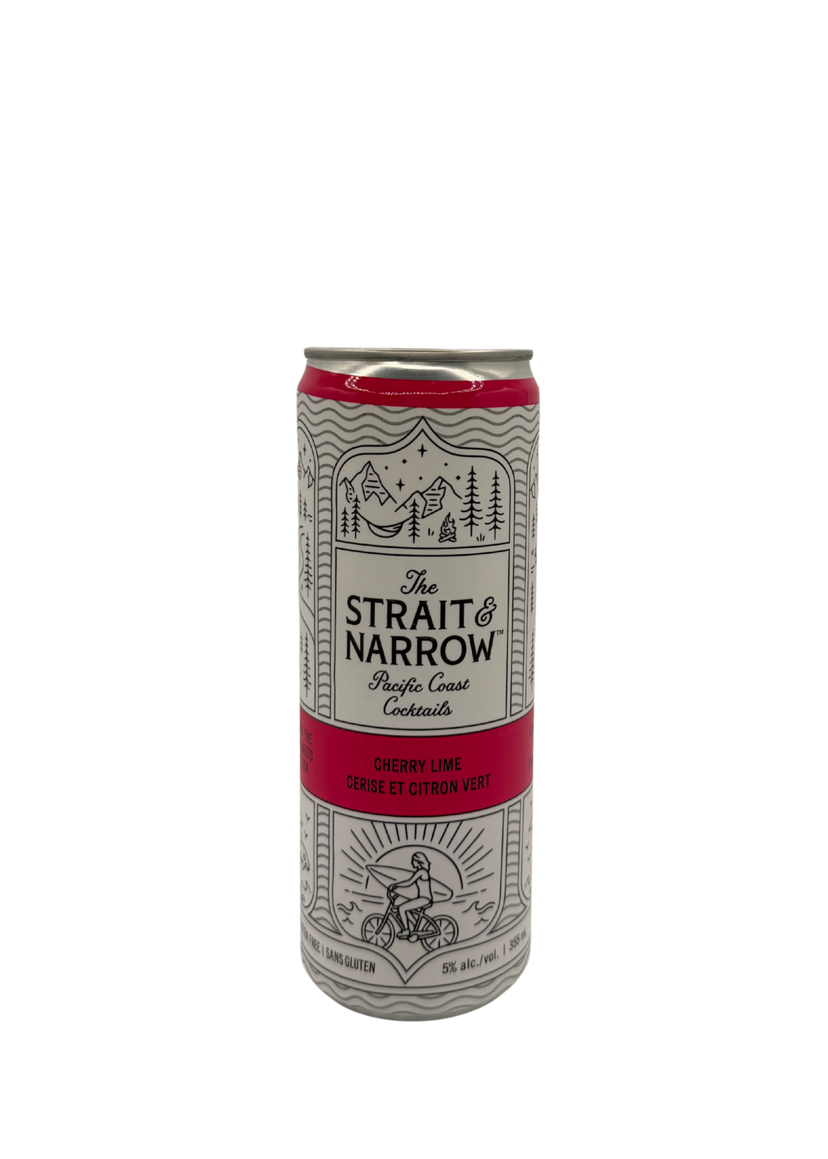 Strait & Narrow Strait & Narrow Cherry Lime Gin Cocktail Gluten free 355ml