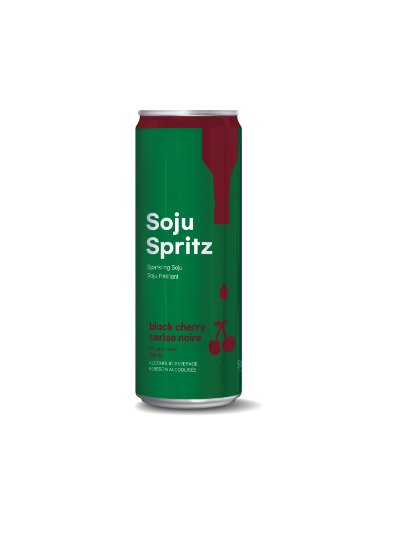 Soju Spritz Black Cherry 355ml