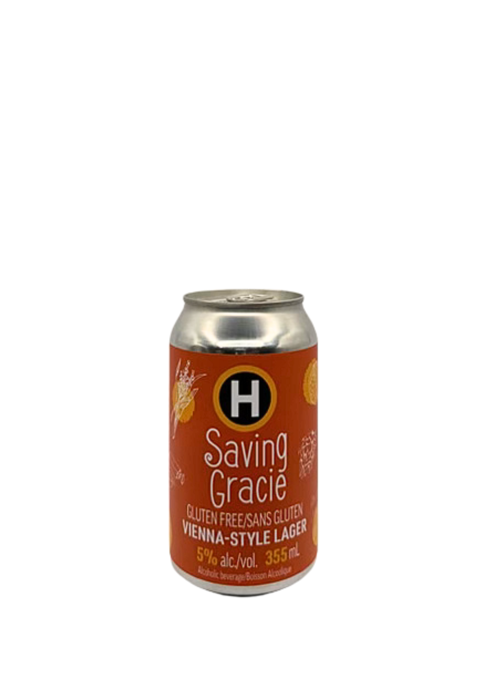 Hinterland Brewery Saving Gracie Gluten Free Vienna Lager 355ml