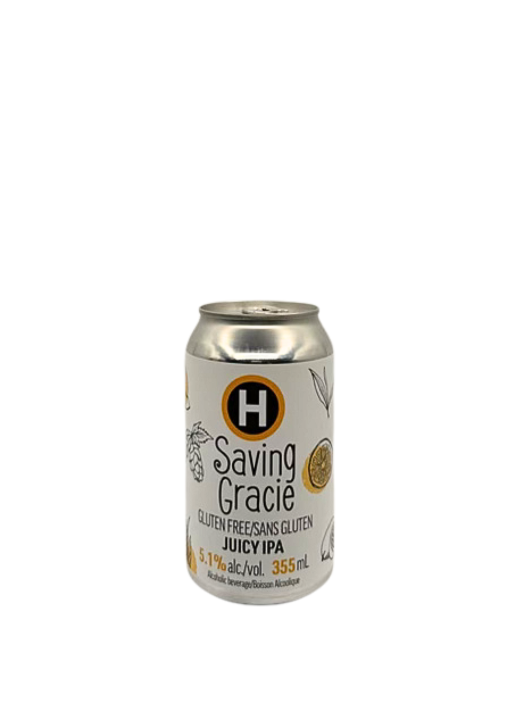 Hinterland Brewery Saving Gracie Gluten Free Juicy IPA 355ml