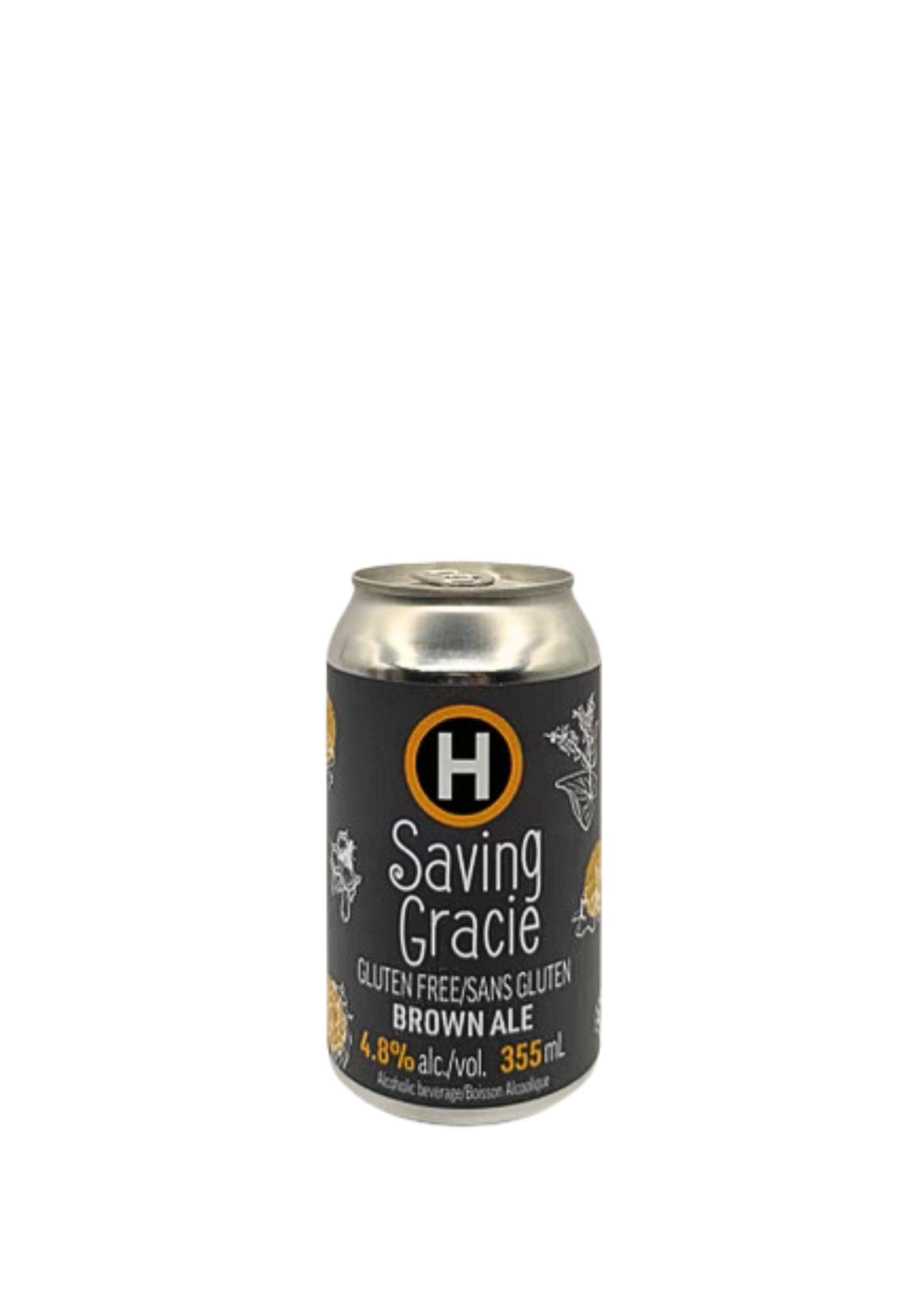 Hinterland Brewery Saving Gracie Gluten Free Brown Ale 355ml