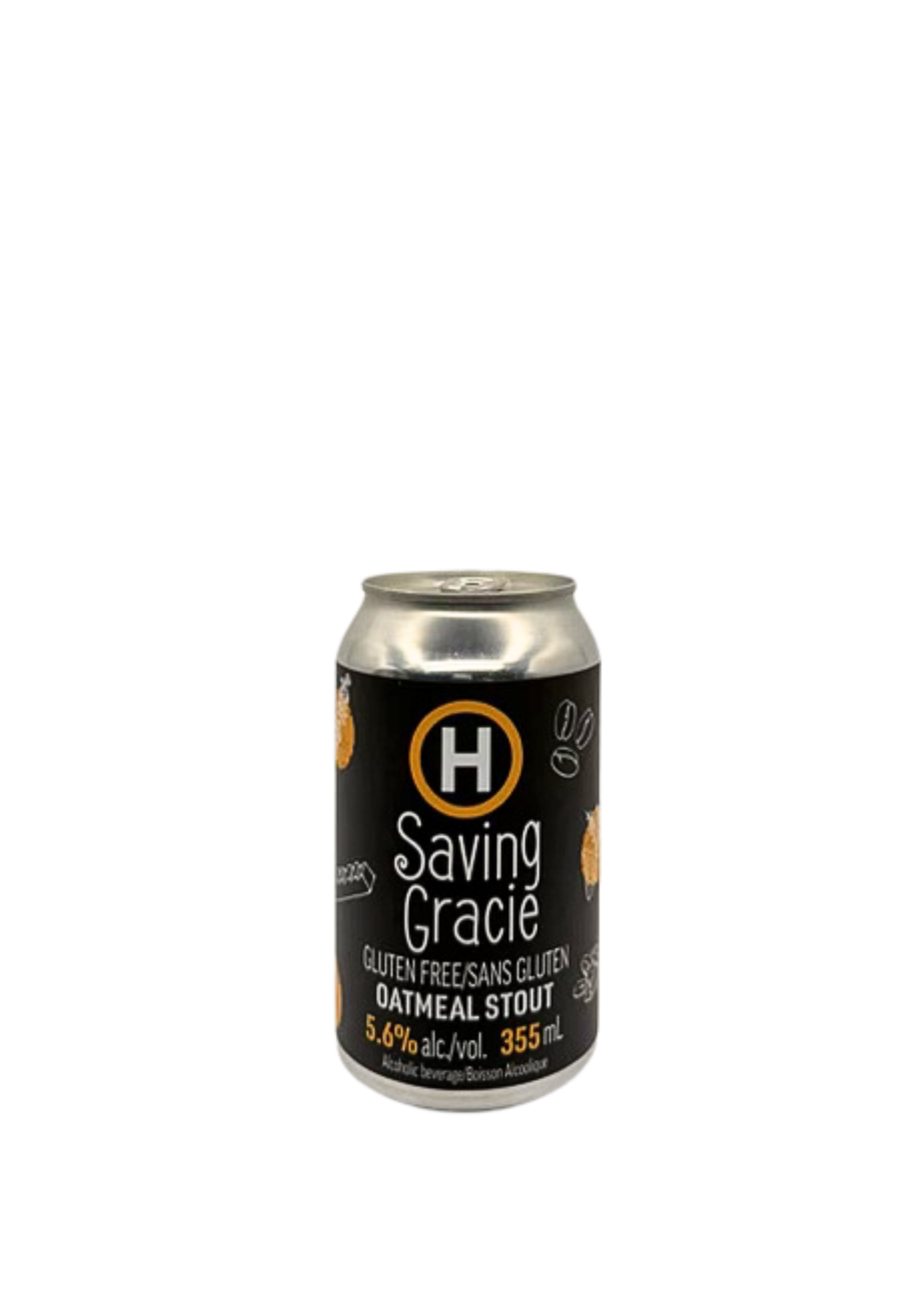 Hinterland Brewery Saving Gracie Gluten Free Oatmeal Stout 355ml