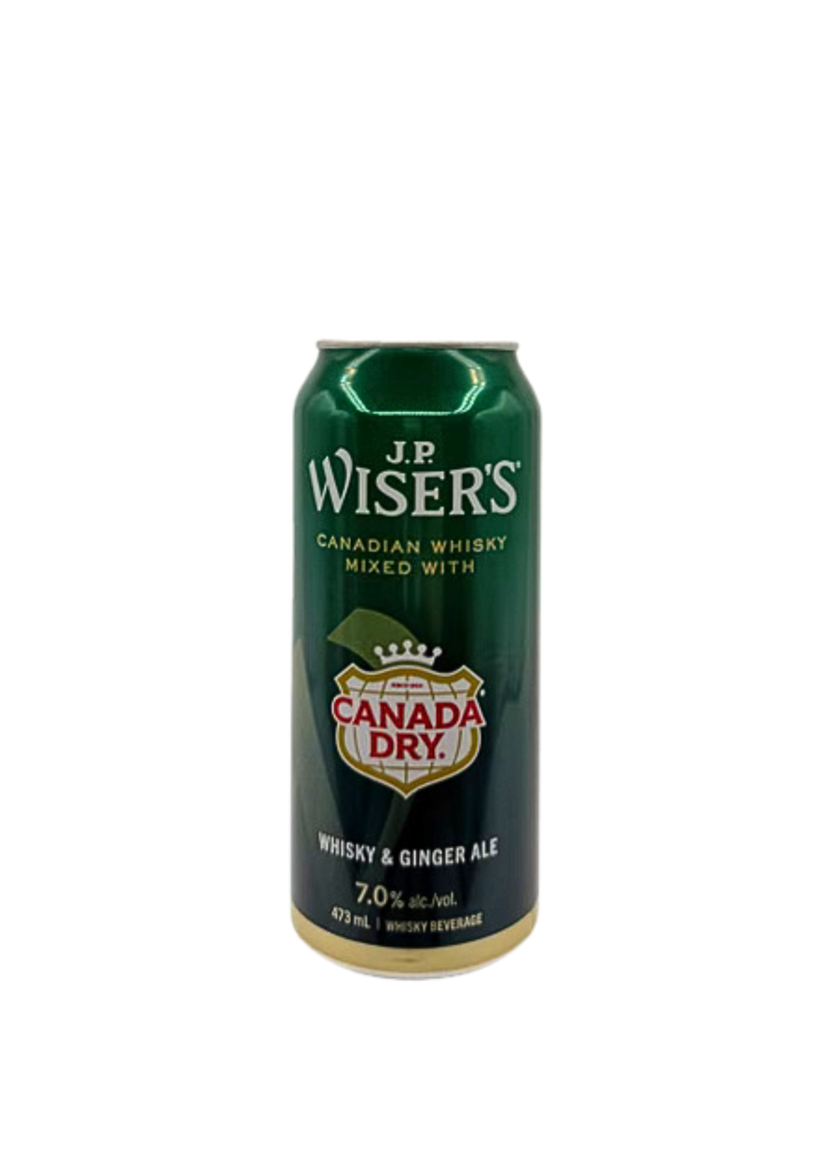 J.P. Wisers's Whisky & Ginger Ale 473ml