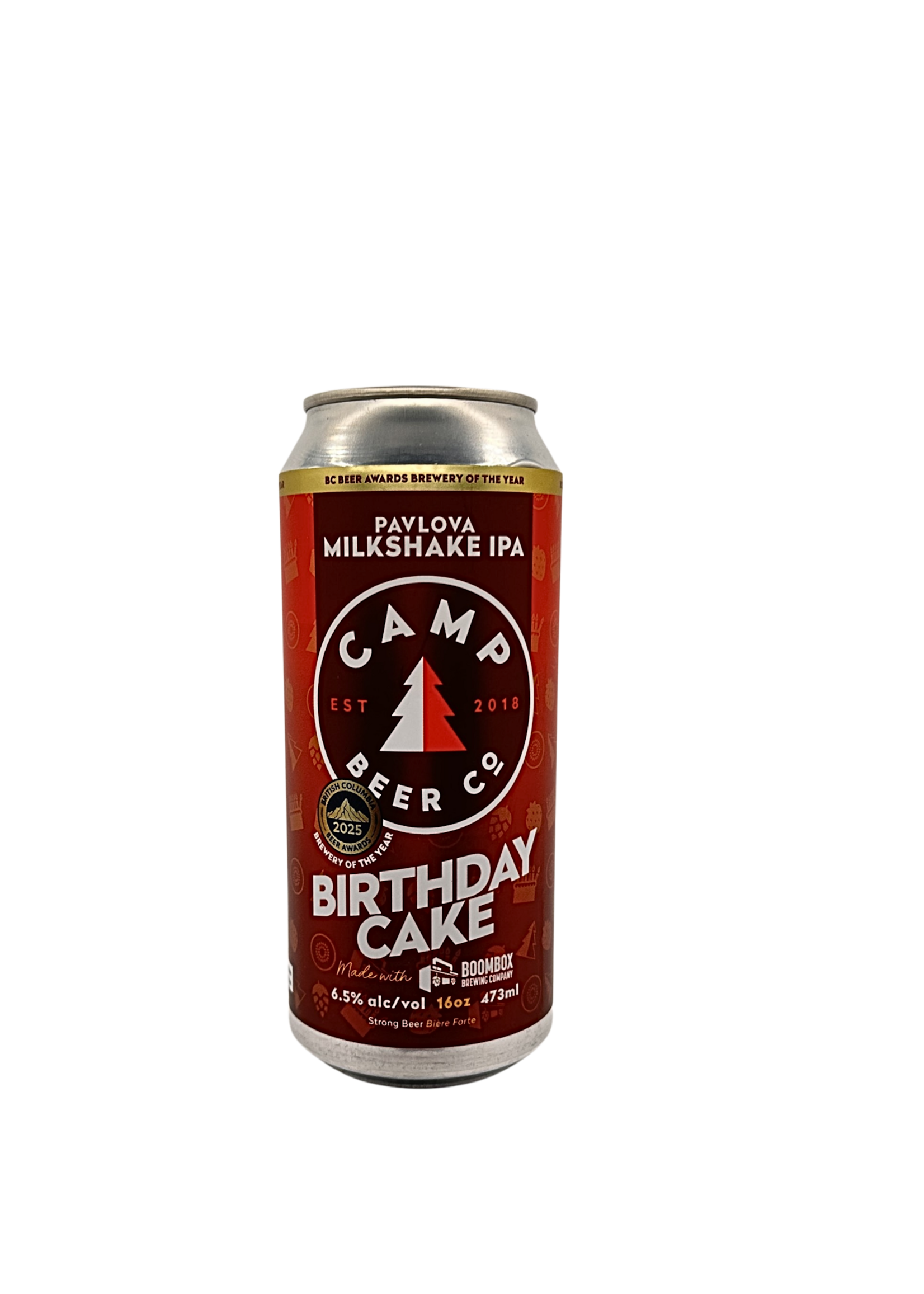 Camp Beer Co. Camp Beer X Boombox Collab:Birthday Cake Pavlova Milkshake IPA 473ml