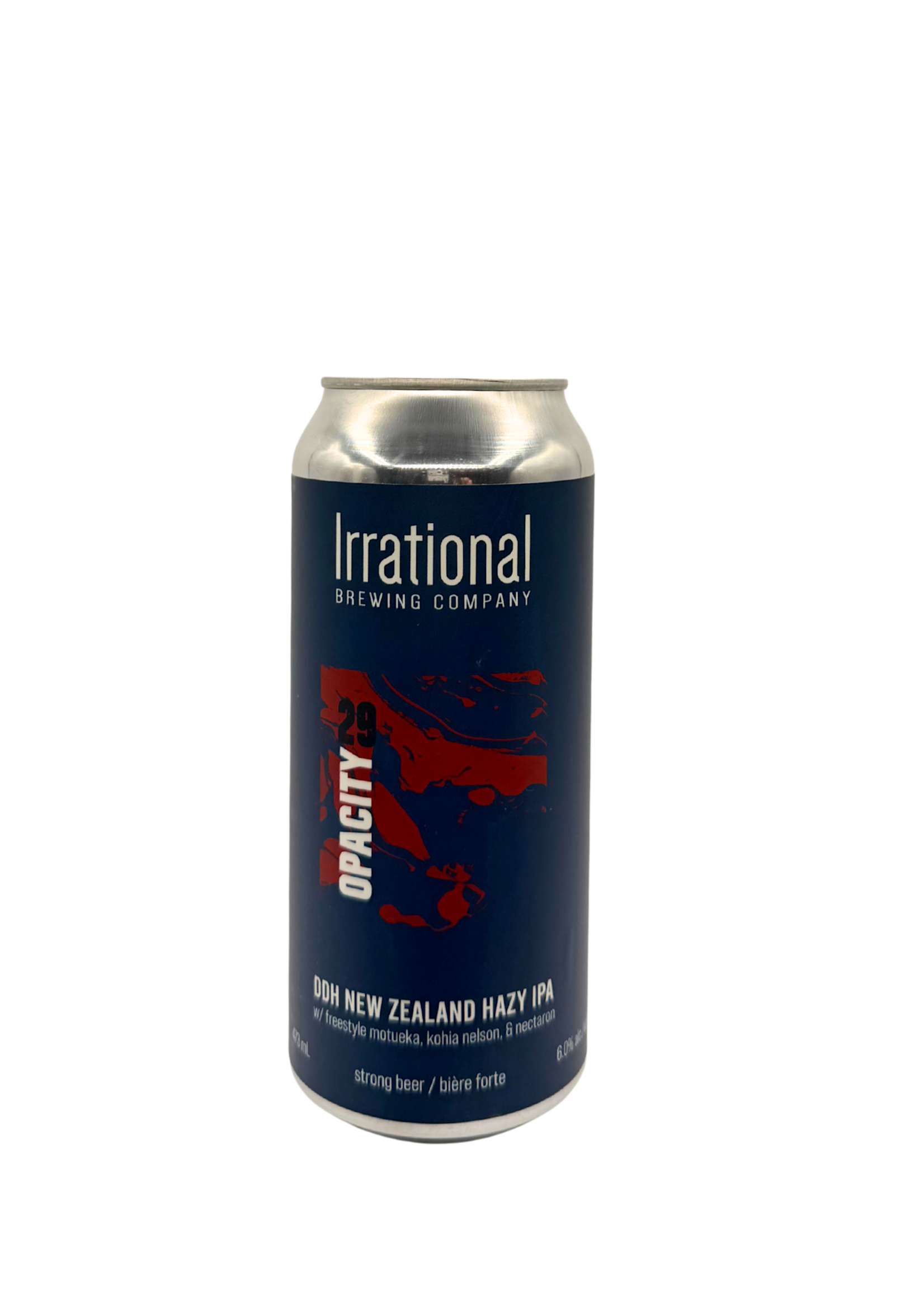 Irrational Brewing Irrational Brewing Exp Opacity 29: DDH New Zealand Hazy IPA 473ml