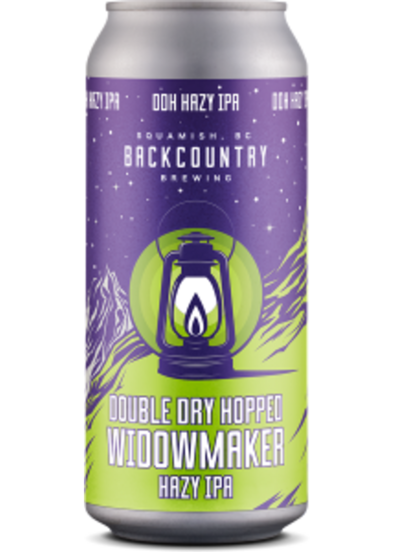 Backcountry Brewing Backcountry Brewing Double Dry Hopped Widowmaker Hazy IPA 473ml