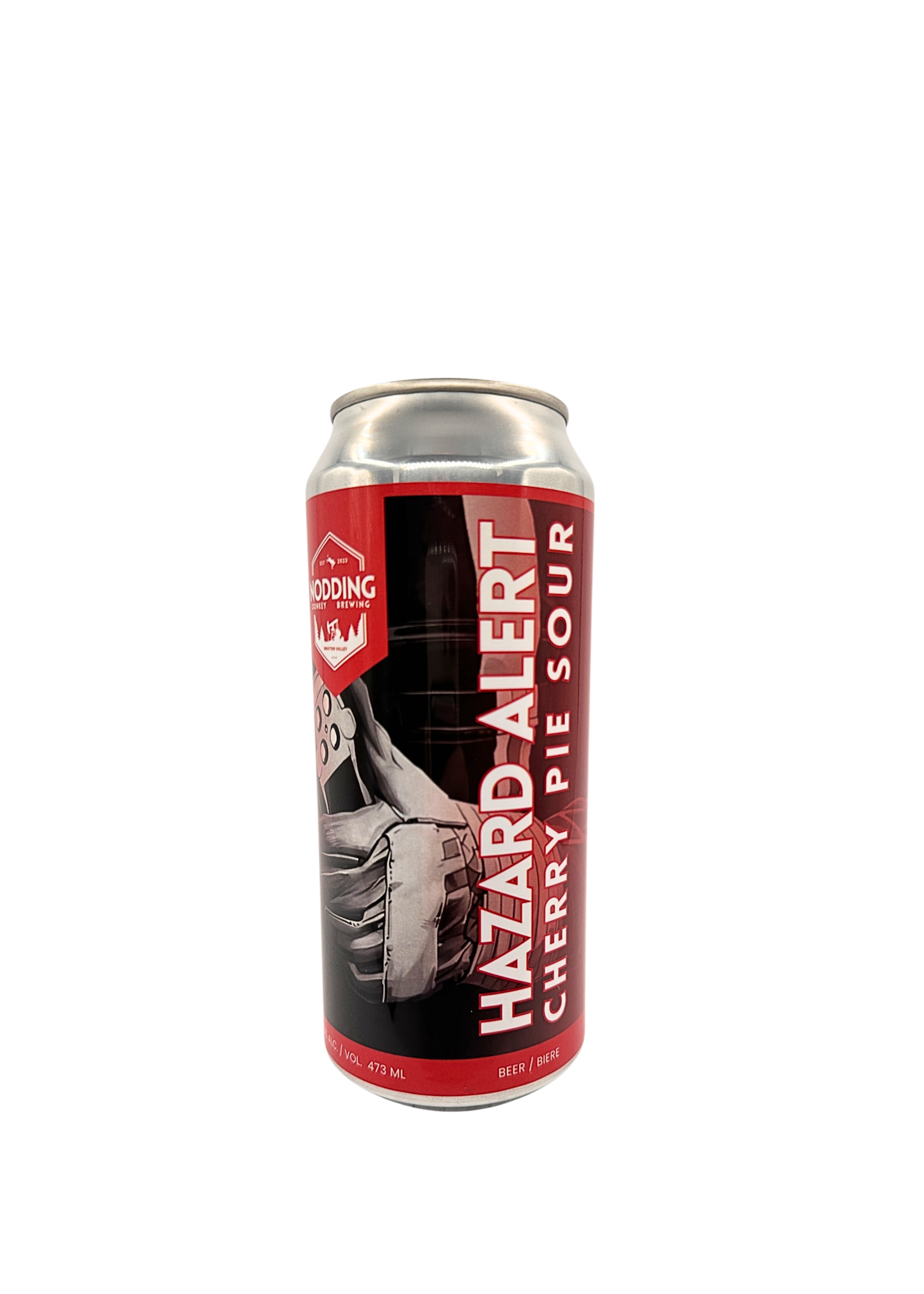 Nodding Donkey Brewing Nodding Donkey Brewing Hazard Alert Cherry Sour 473ml