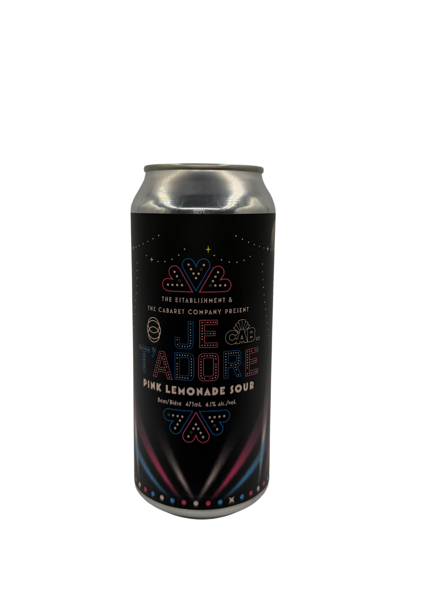 The Establishment Brewing The Establishment Brewing Co.& The Cabaret Company Present Je T'adore Pink Lemonade Sour 473ml
