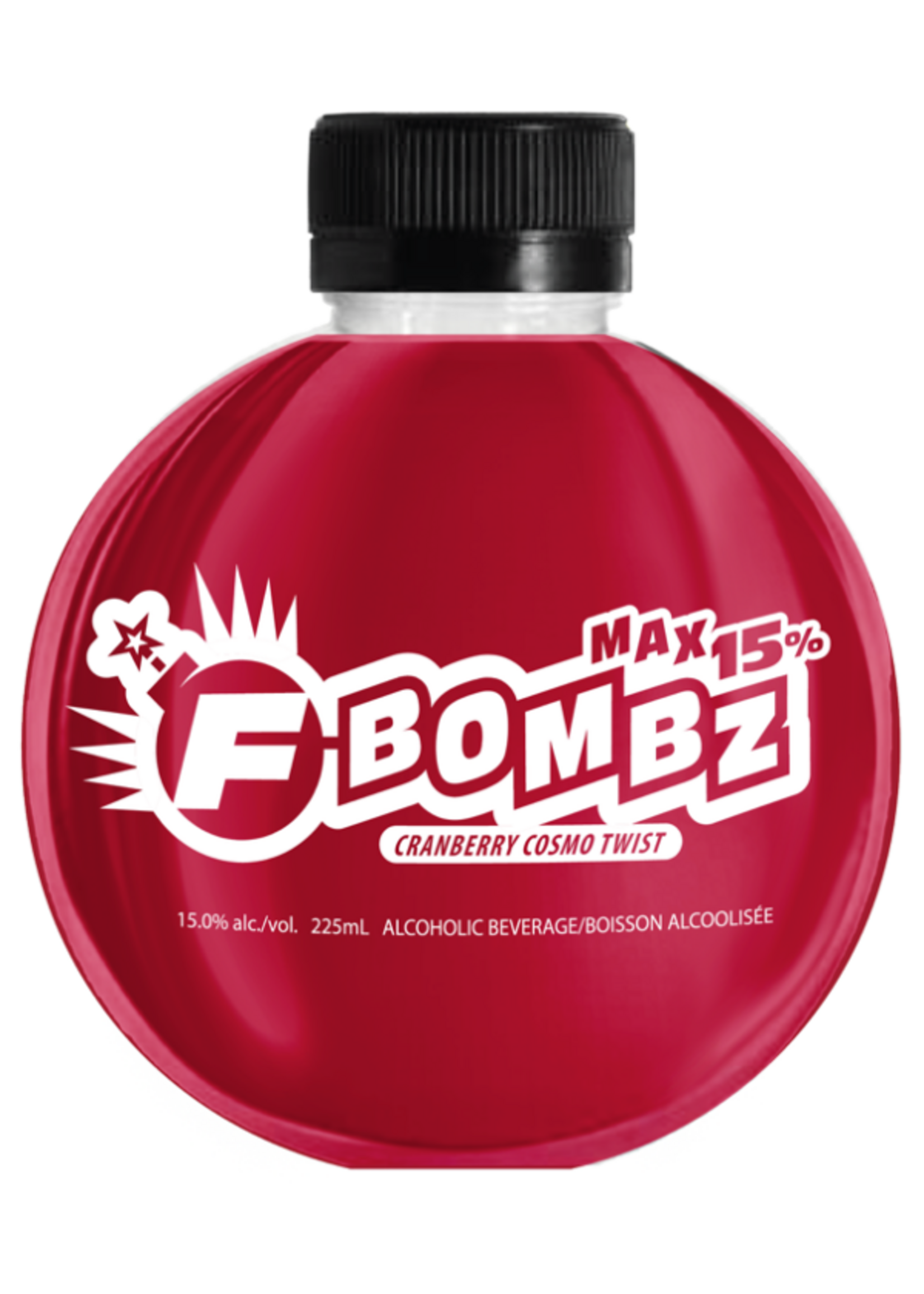 FBOMBZ Max 15% Cranberry Cosmo Twist 225ml
