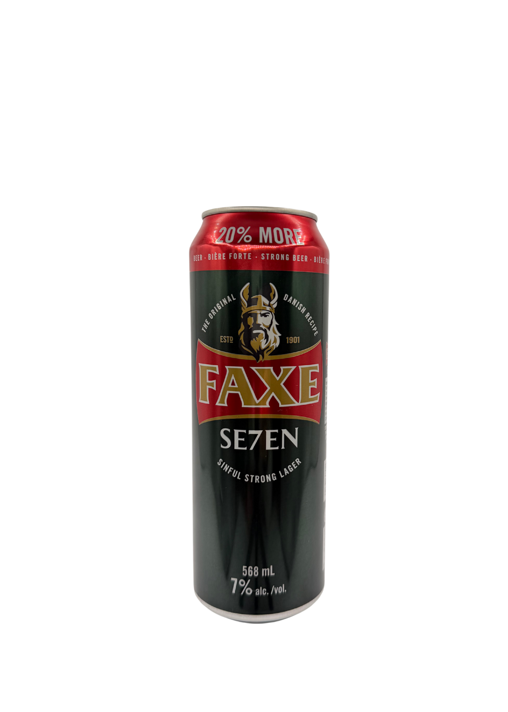 Faxe Se7en Sinful Strong Lager 568ml