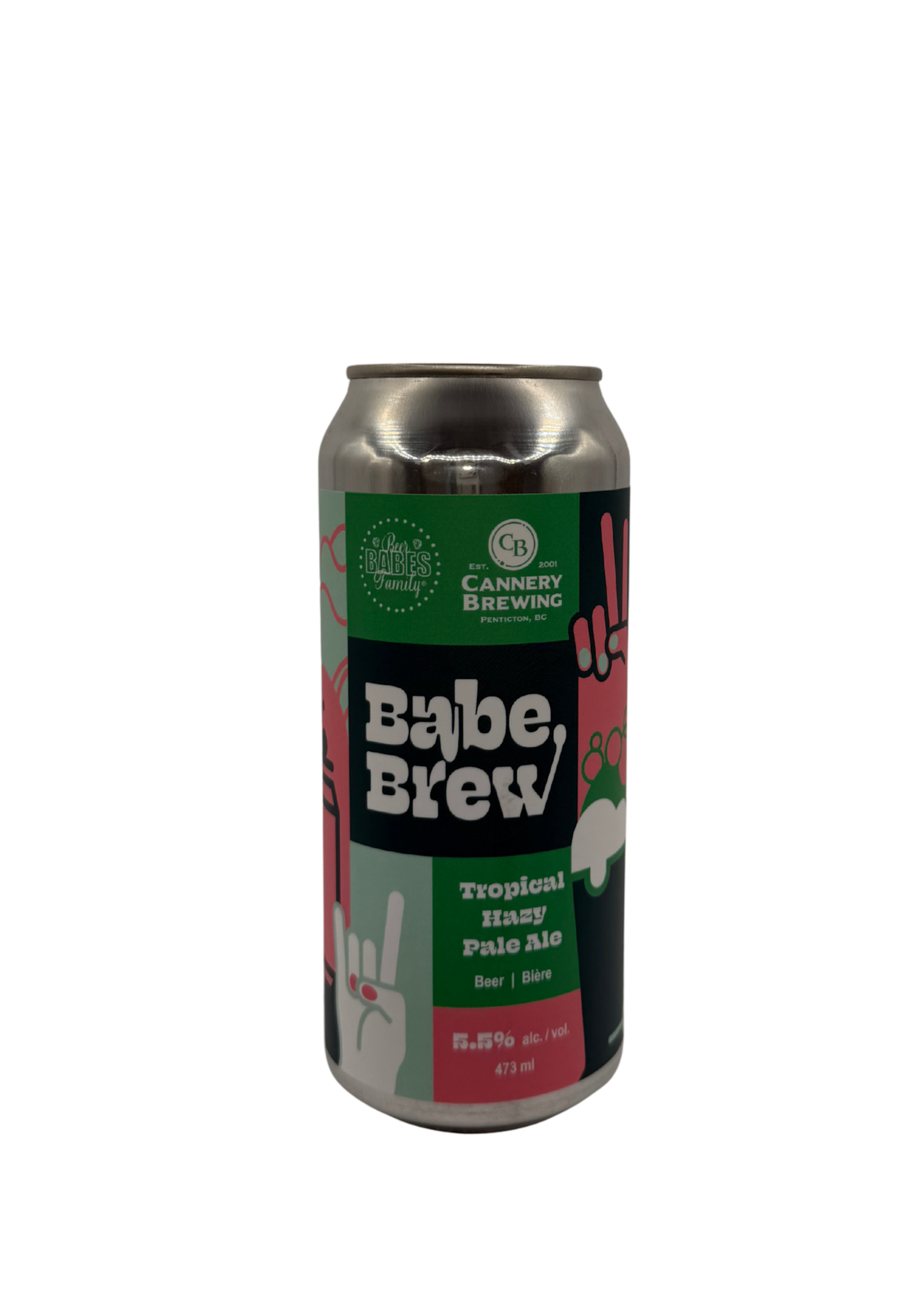 Cannery Brewing Cannery Brewing BabeBrew tropical hazy Pale Ale 473ml