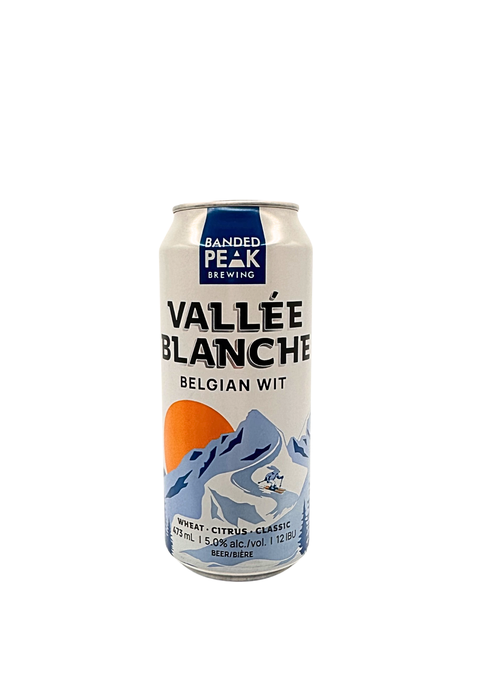 Banded Peak Brewing Banded Peak Brewing Vallee Blanche Belgian Wit 473ml