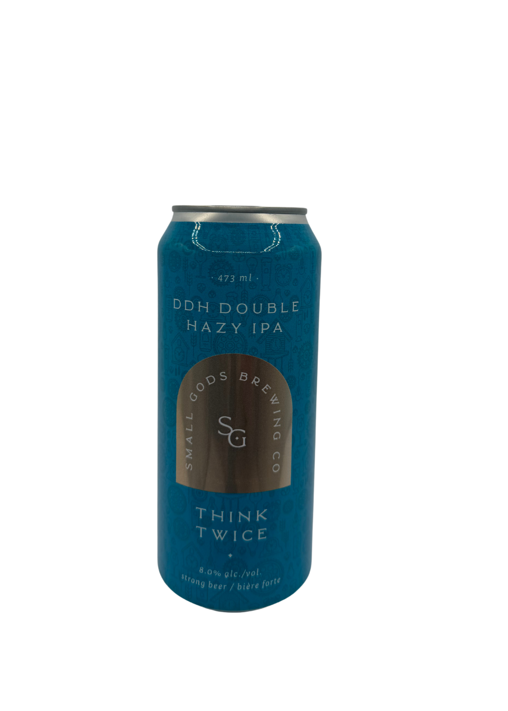 Small Gods Brewery Small Gods Brewing Gods Think Twice DDH Hazy IIPA 473ml
