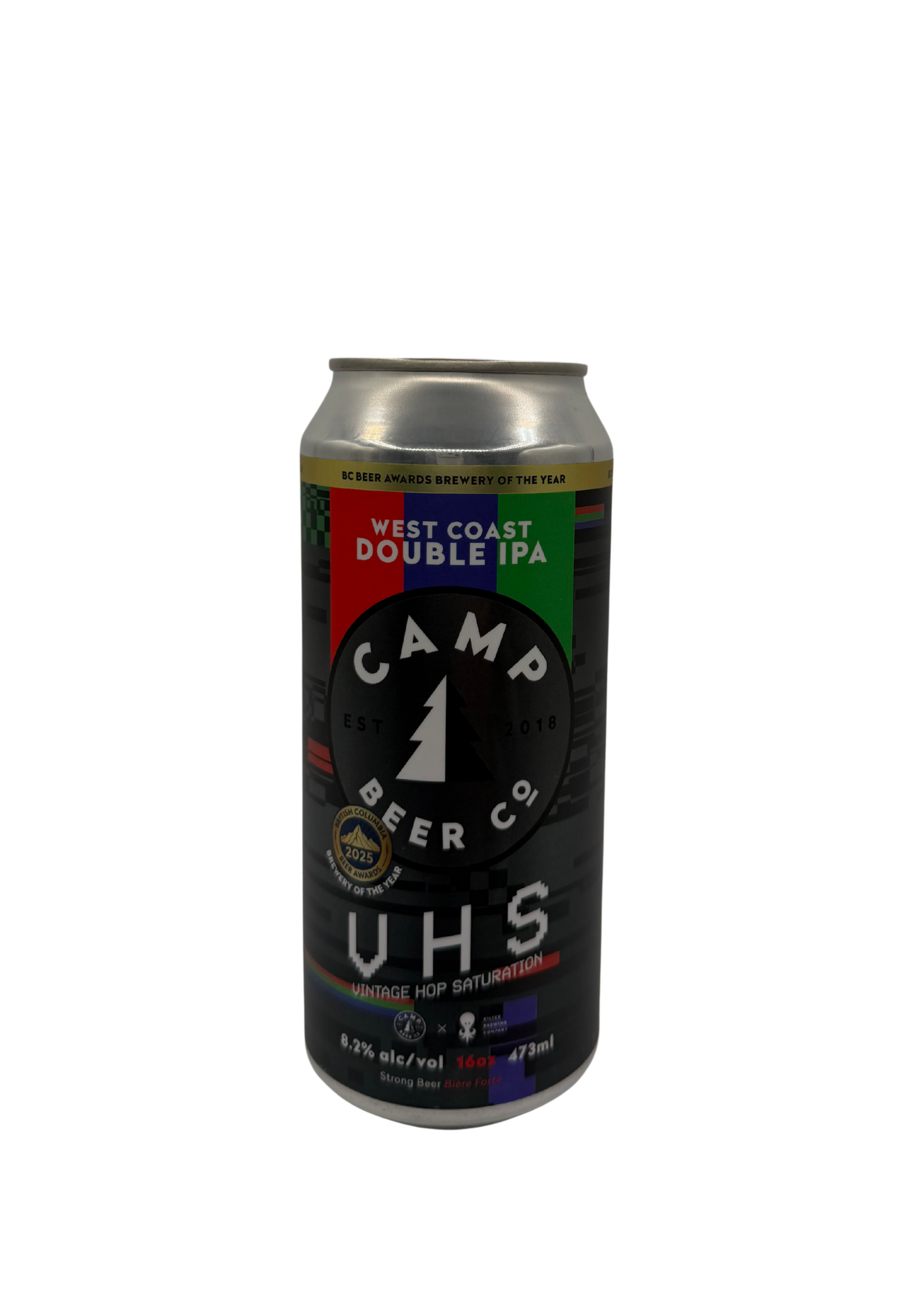 Camp Brewing Camp X Kilter Brewing West Coast Double IPA 473ml
