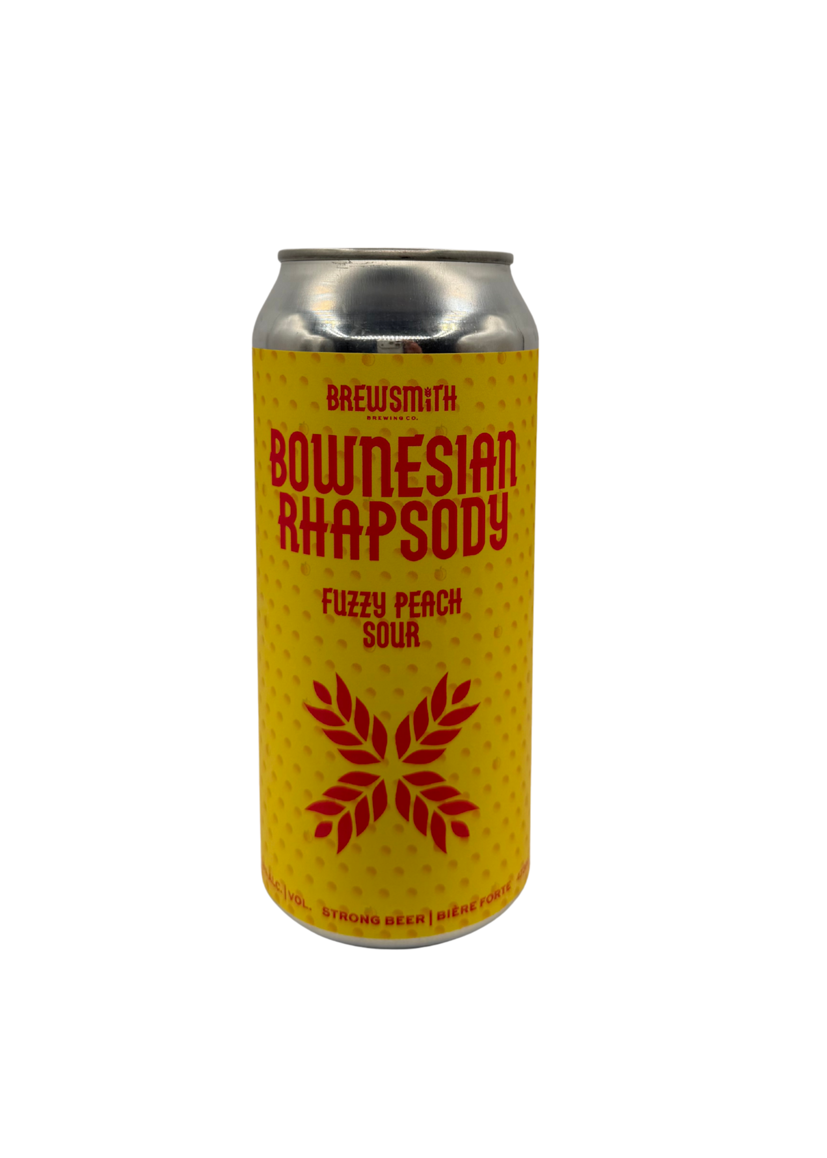 brewsmith brewing co. Brewsmith Brewing Co. Bownesian Rhapsody :Fuzzy Peach Sour 473ml