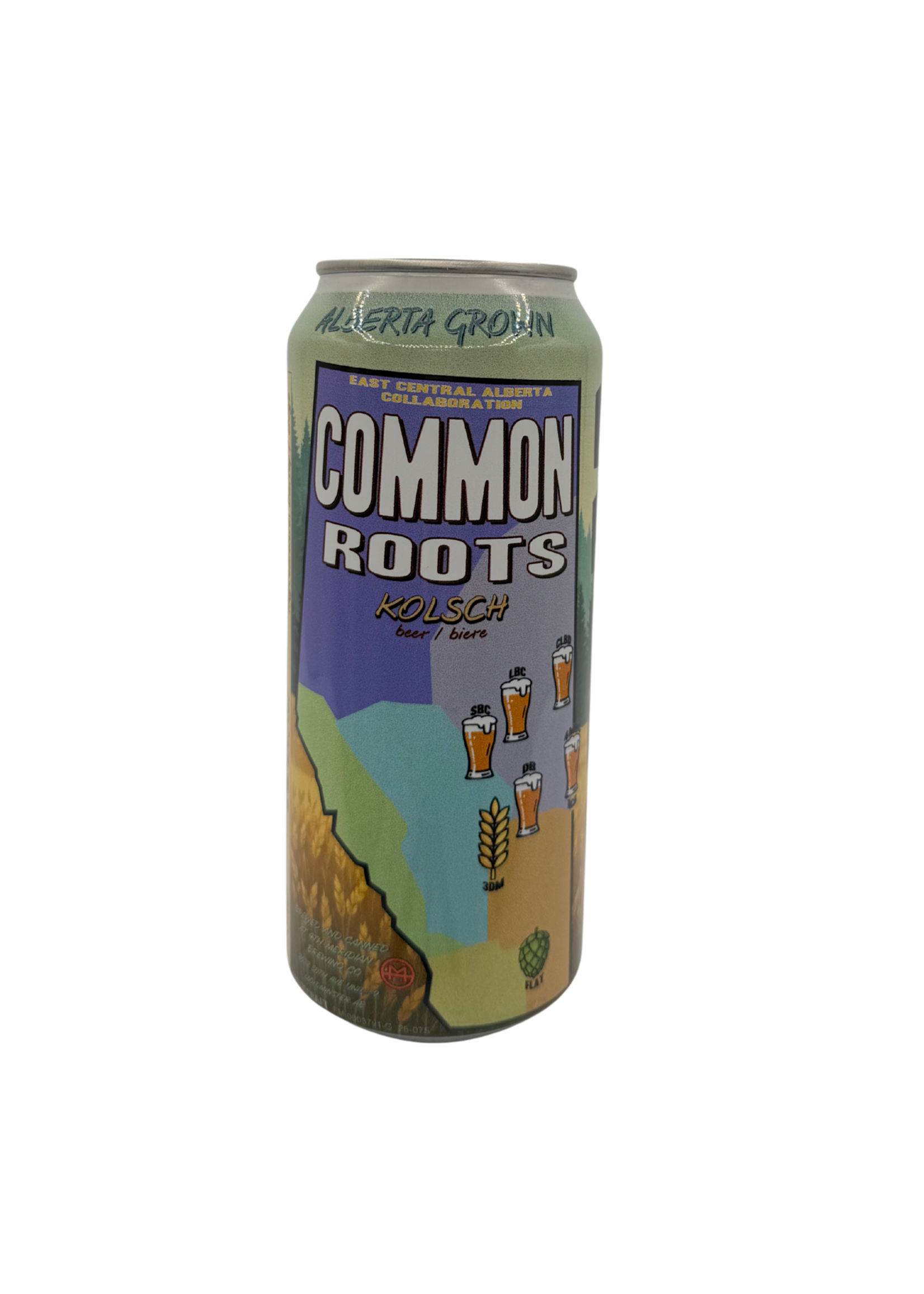 Ribstone Creek Brewing 4th Meridian Brewing Collab: Ribestone Creek Brewery Common Roots Kolsch 473ml