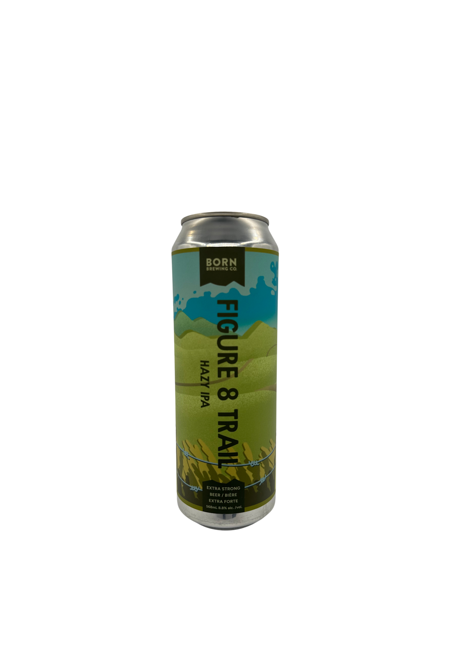 Born Brewing Co. Born Brewing Figure 8 Trail Hazy IPA 568ml.
