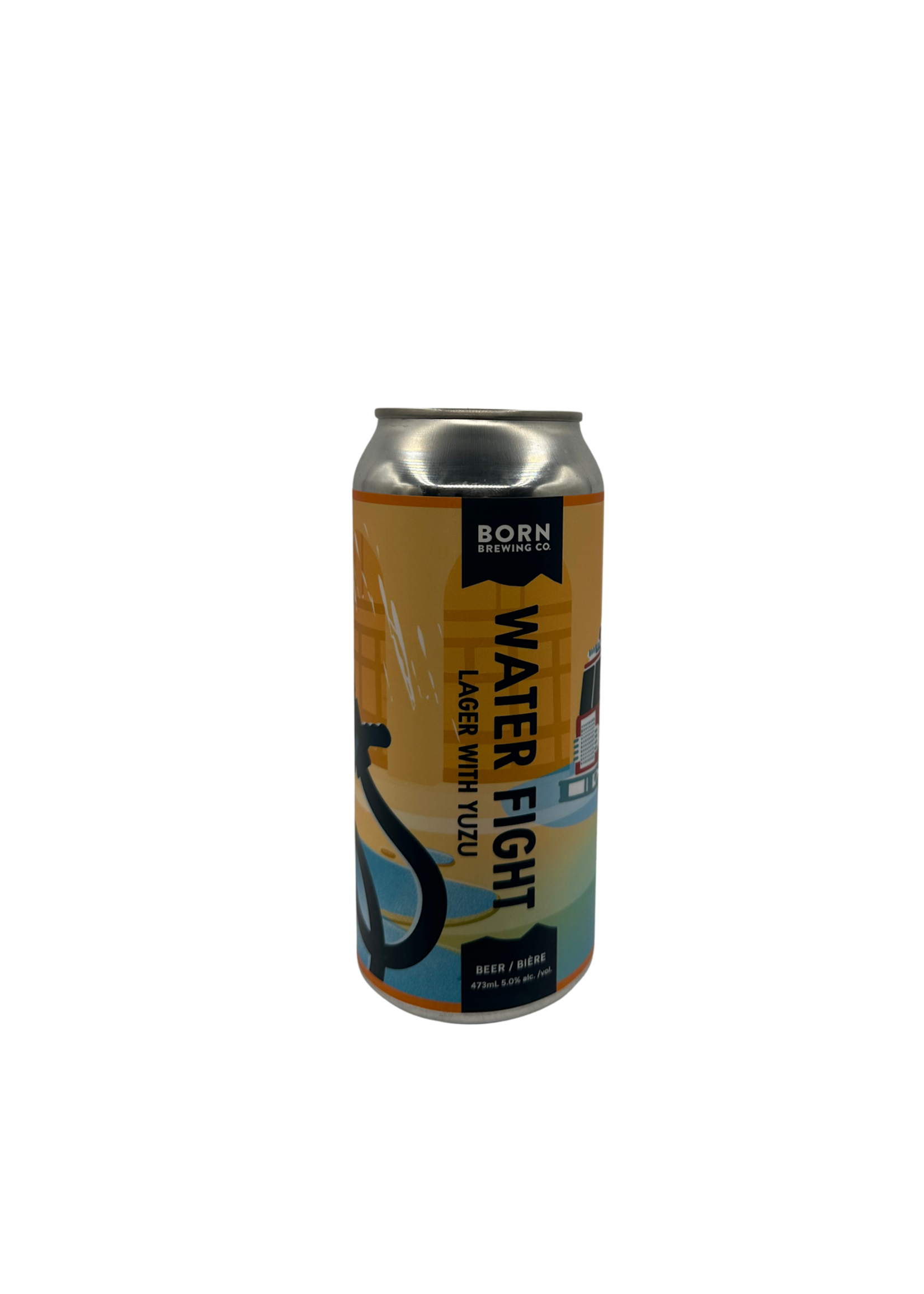 Born Brewing Co. born Brewing Co. Water Fight lager with Yuzu 473ml