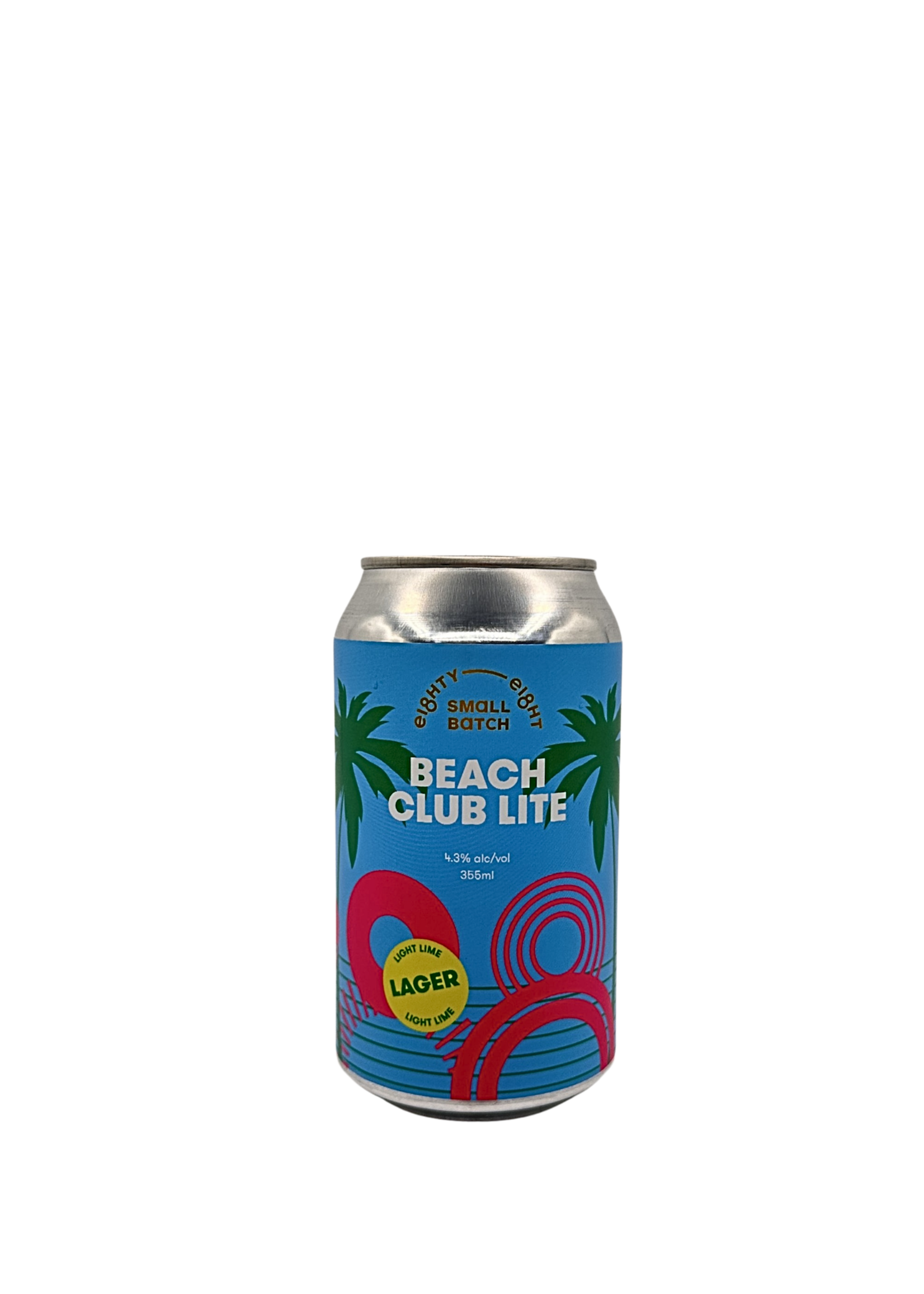 Eighty Eight Brewing Eighty Eight Brewing Co. Beach Club Lite Lime Lager 473ml