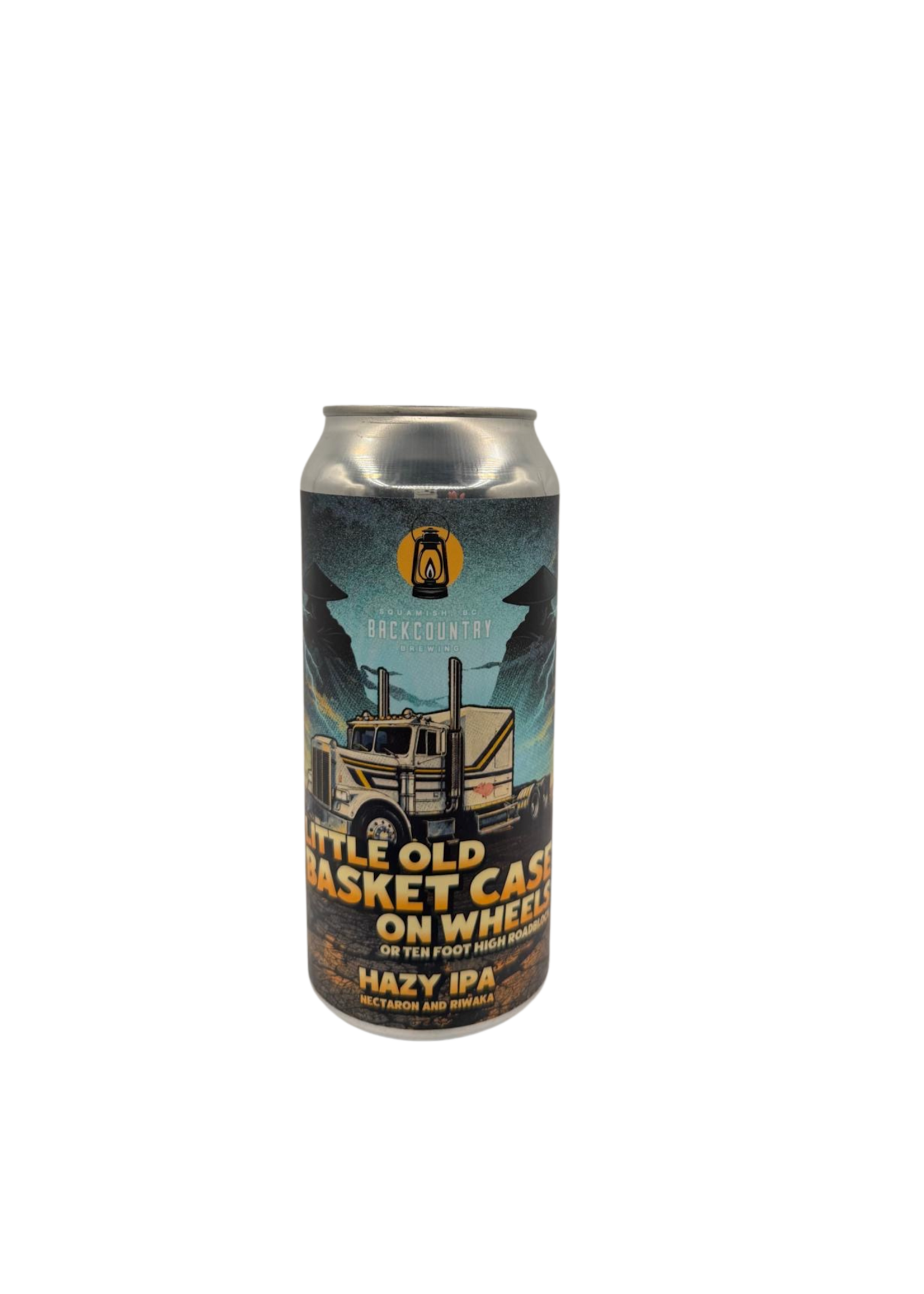Backcountry Brewing Backcountry Brewing Little Old Basket Case On Wheels Or Ten Foot High Roadblock Hazy IPA 473ml 473ml