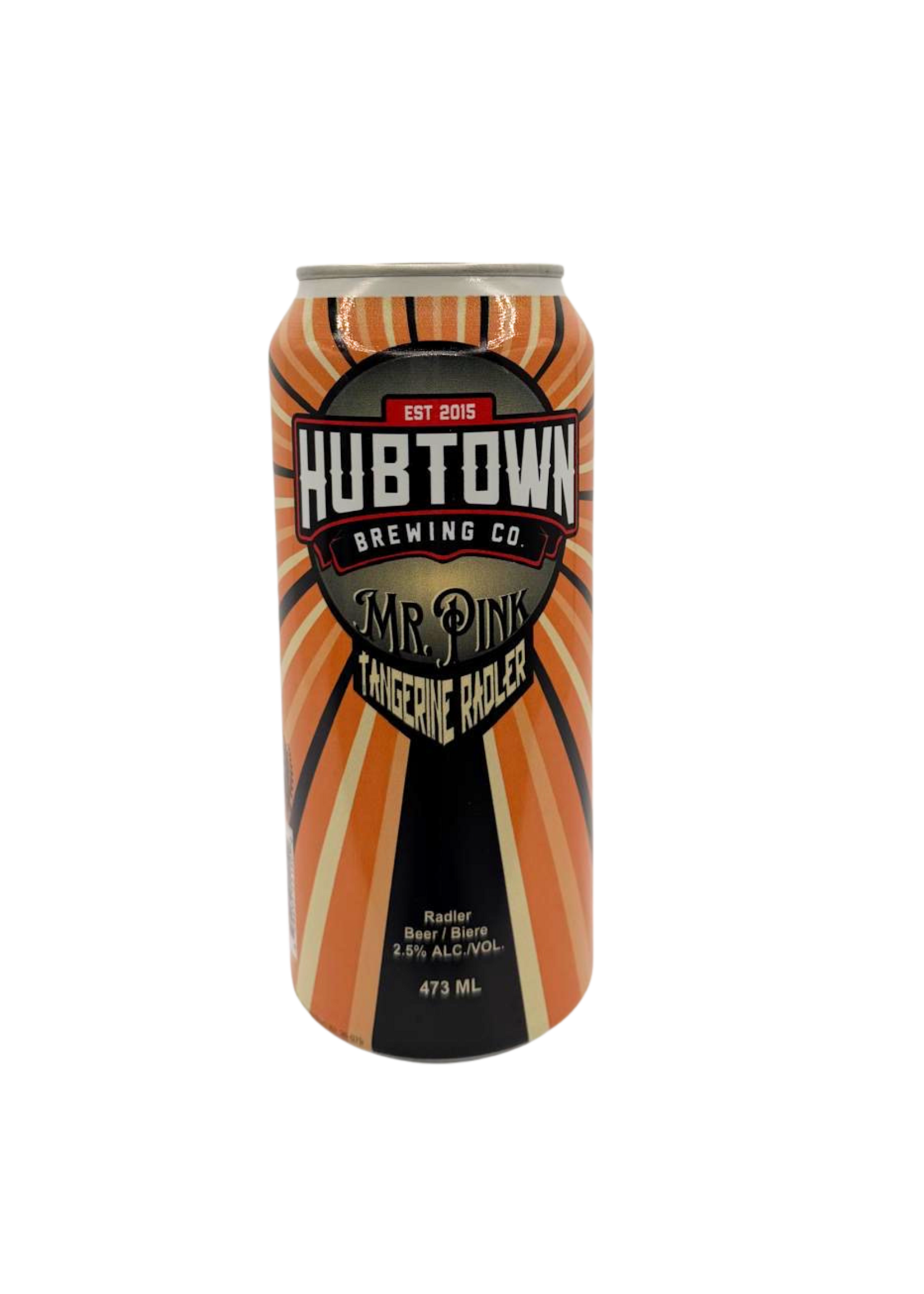 Hub Town Brewing Hub Town Brewing Co. Mr. Pink's Tangerine Radler 473ml