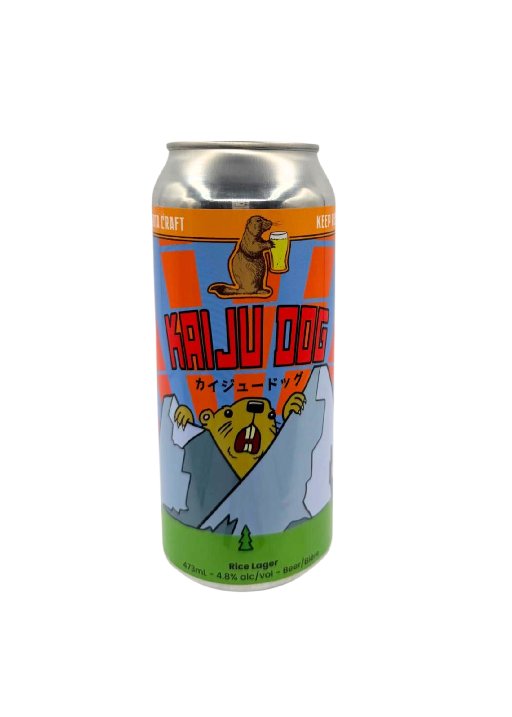 Prairie Dog Brewing Prairie Dog Brewing Kaiju Dog Rice Lager 473ml