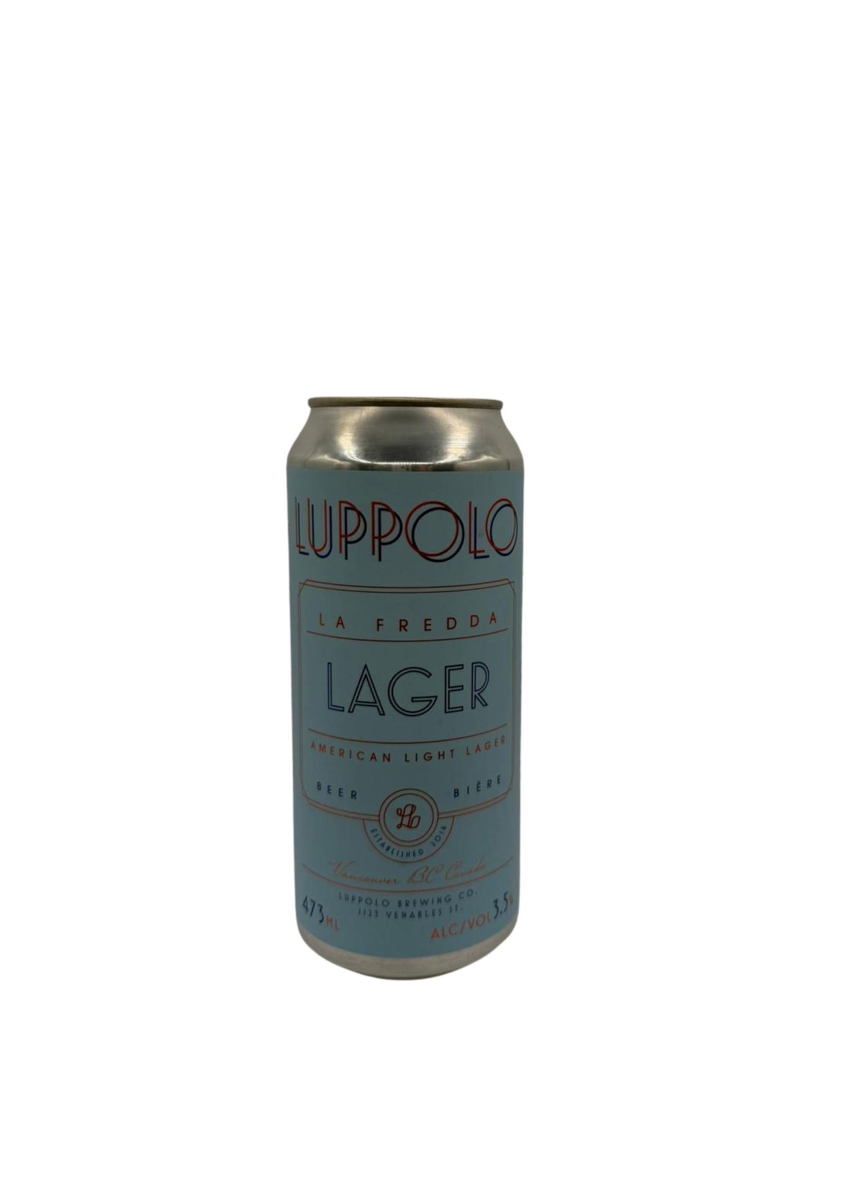 Luppolo Brewing Company Luppolo Brewing Co.La Fredda Light Lager 473ml