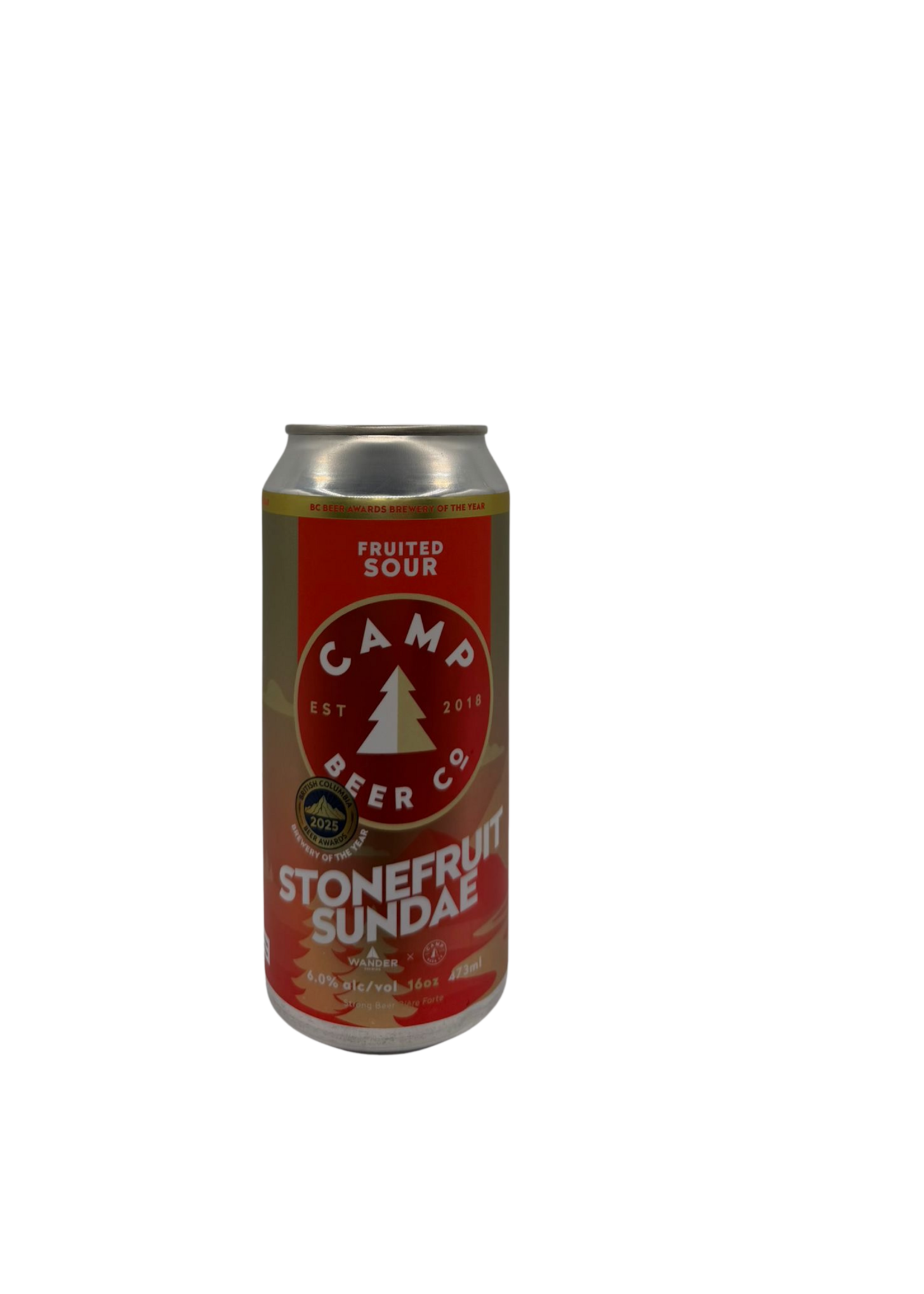 Camp Beer Co. Camp Beer X Wander Collab: Stonefruit Sundae Sour 473ml