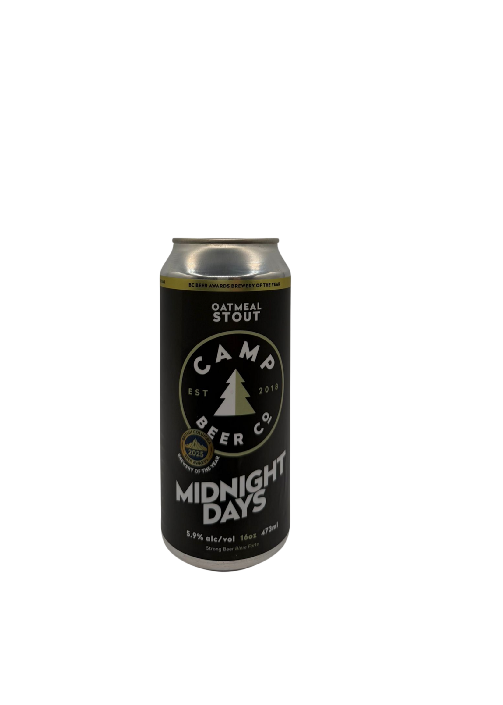 Camp Beer Co. Camp Beer Co. Midnight Days Oatmeal Stout 473ml