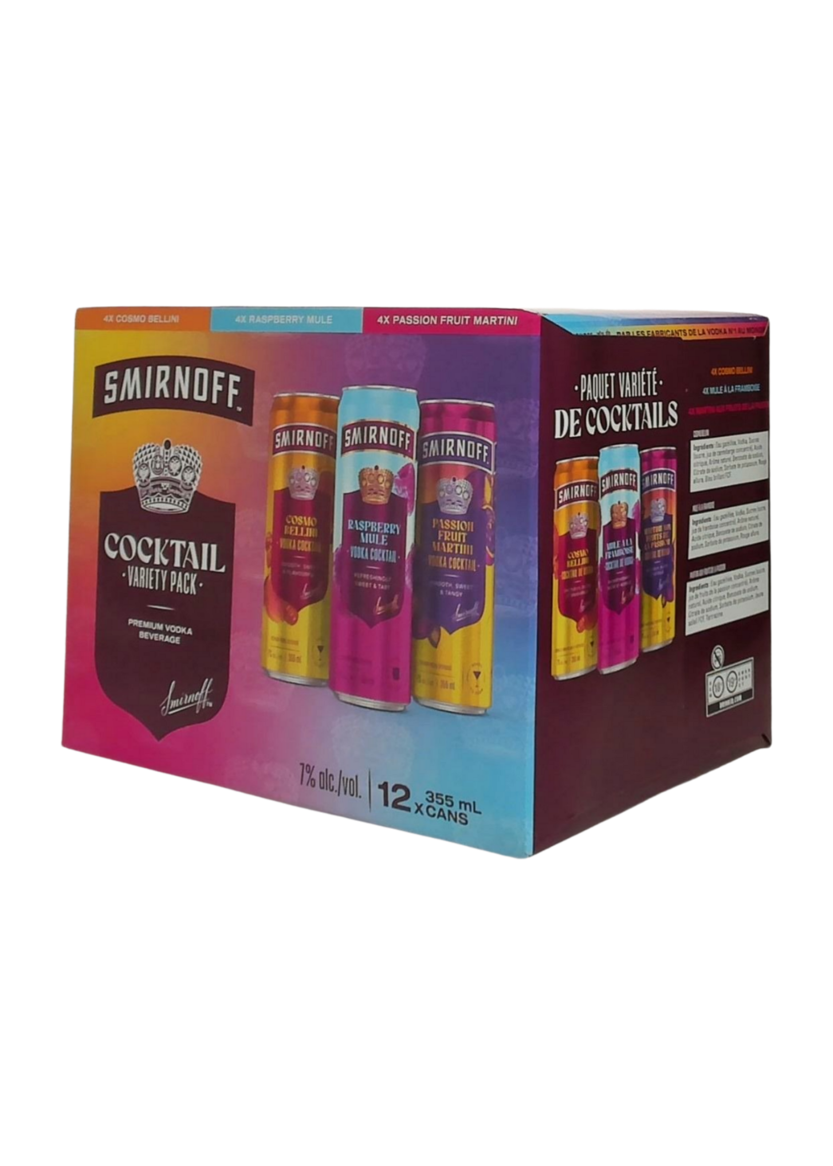 smirnoff Smirnoff Cocktail Collection 12 X 355 ml Cans