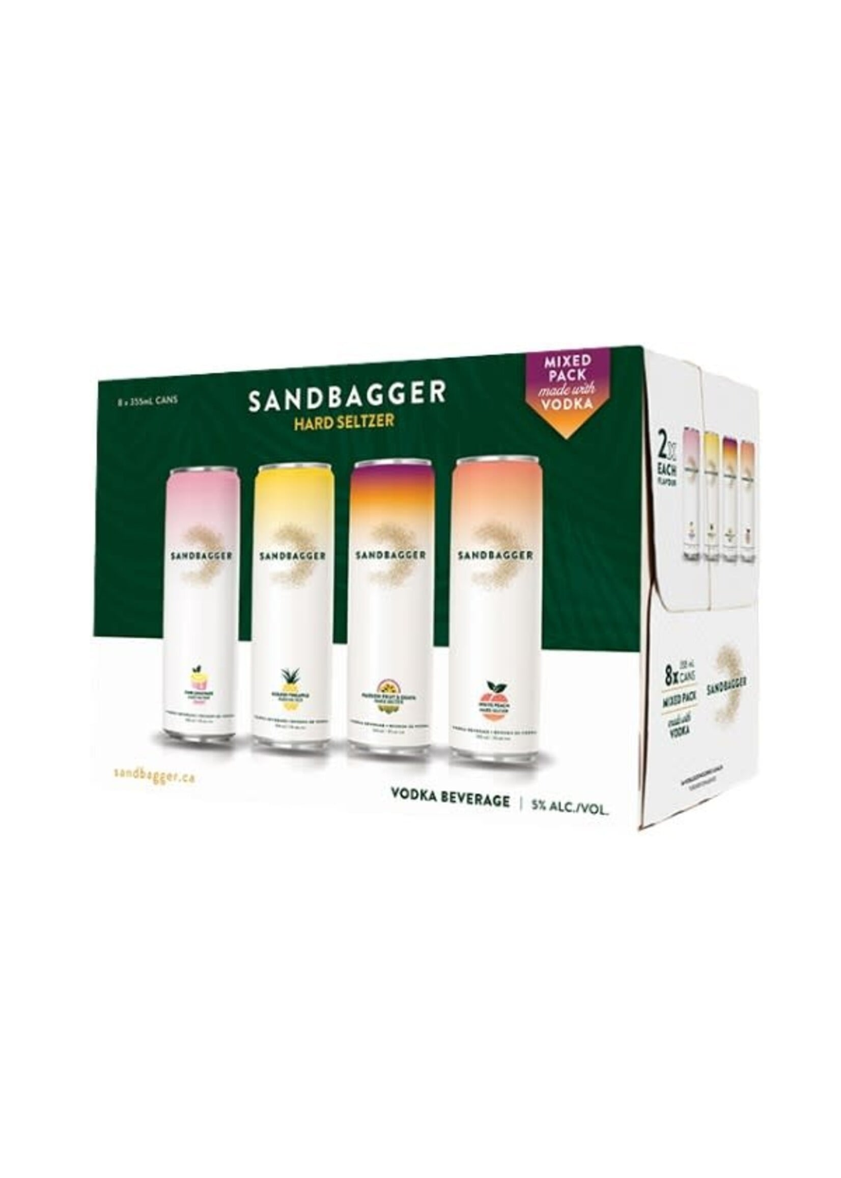 Sandbegger Sandbagger Vodka Variety Pack 8 X 355ml Cans