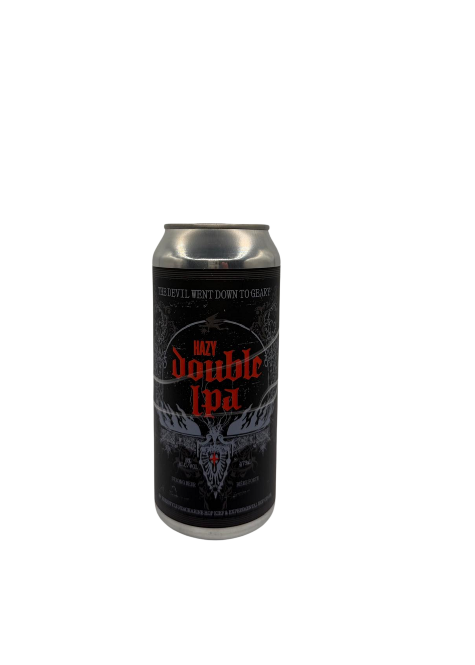 Blood Brothers Brewing Blood Brothers/ Changing Colours Brewing The Devil Went Down To Geary Hazy Double IPA 473ml