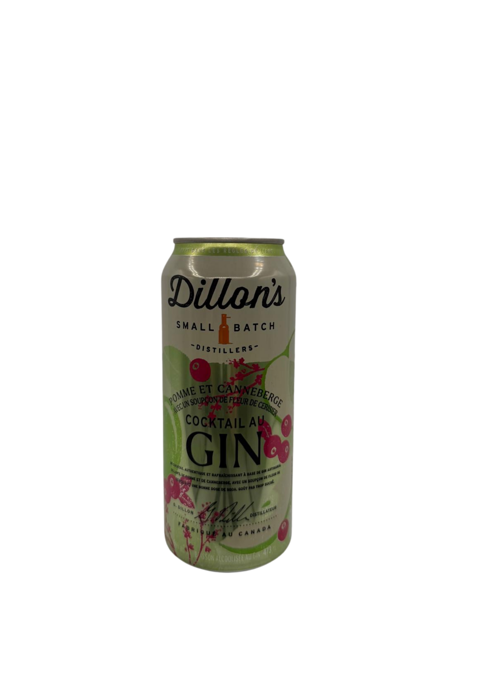 Dillons Small Batch Distillers Dillon's Distillery Gin Cocktail Apple Cranberry 355ml
