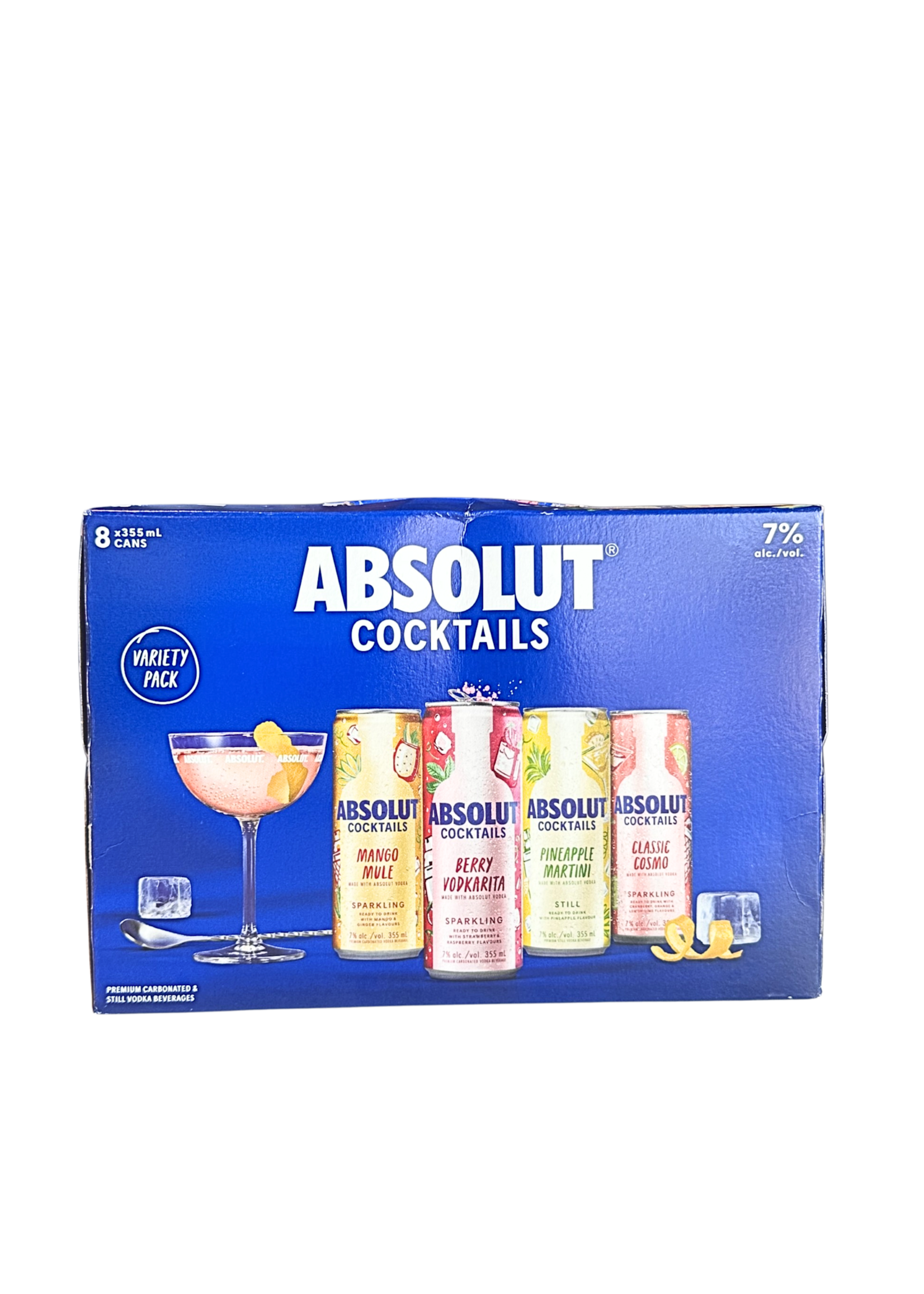 ABSOLUTE Absolut Cocktails Mixer Pack 8 X 355ml