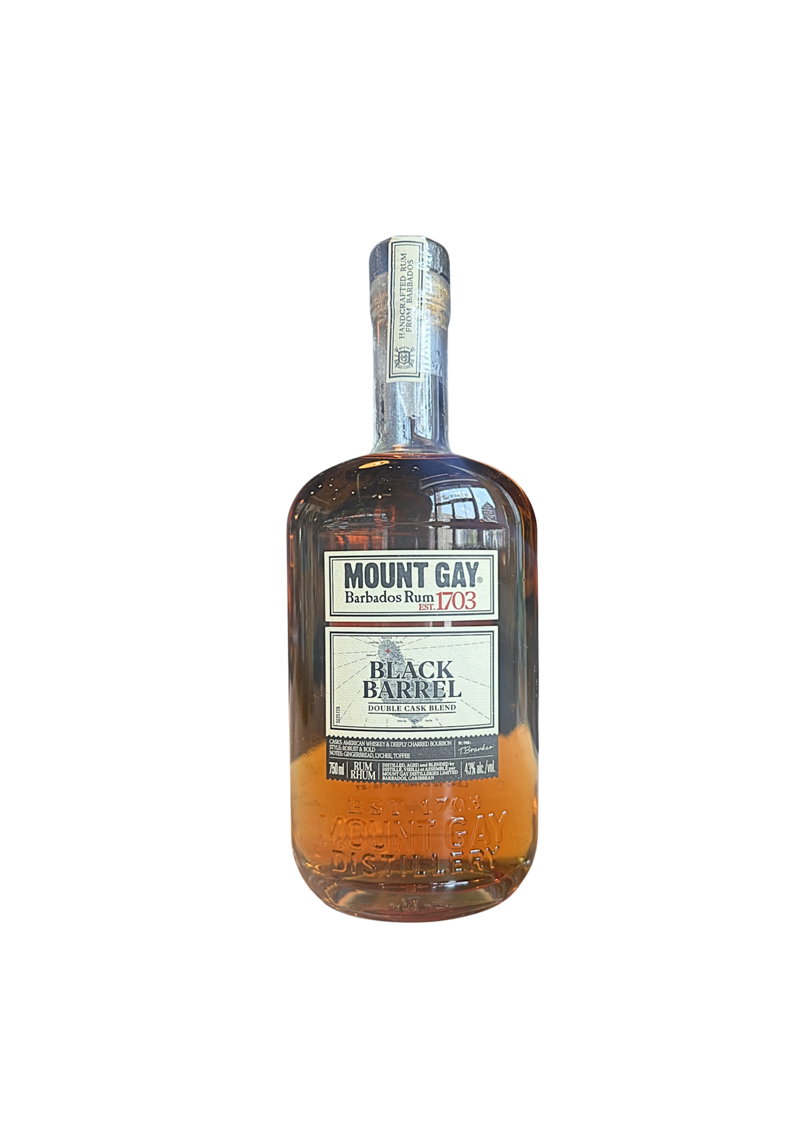 Mount Gay Black Barrel Double Cask Blend 750ml