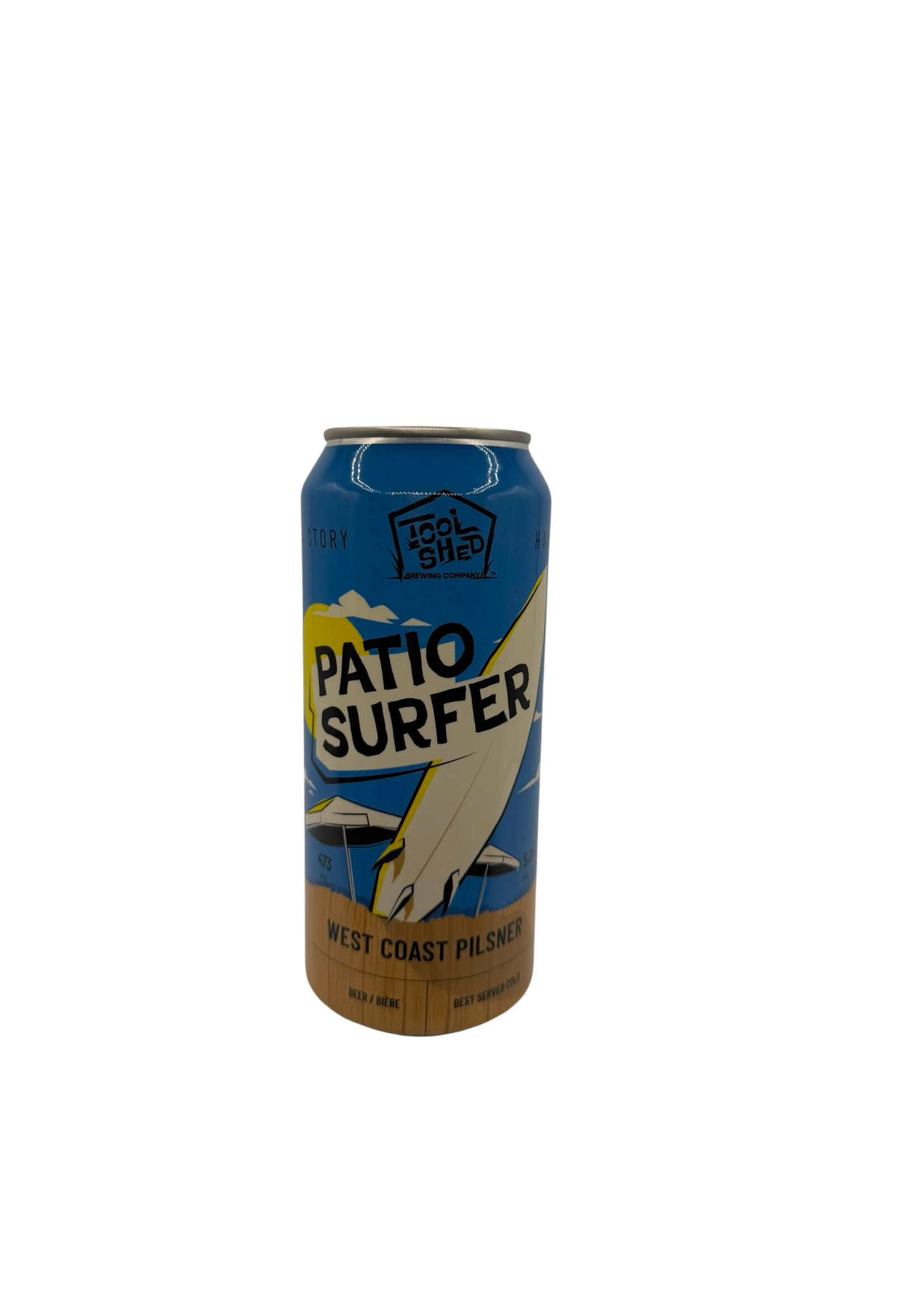 Tool Shed Brewing Tool Shed Brewing Patio Surfer West Coast Pilsner 473ml