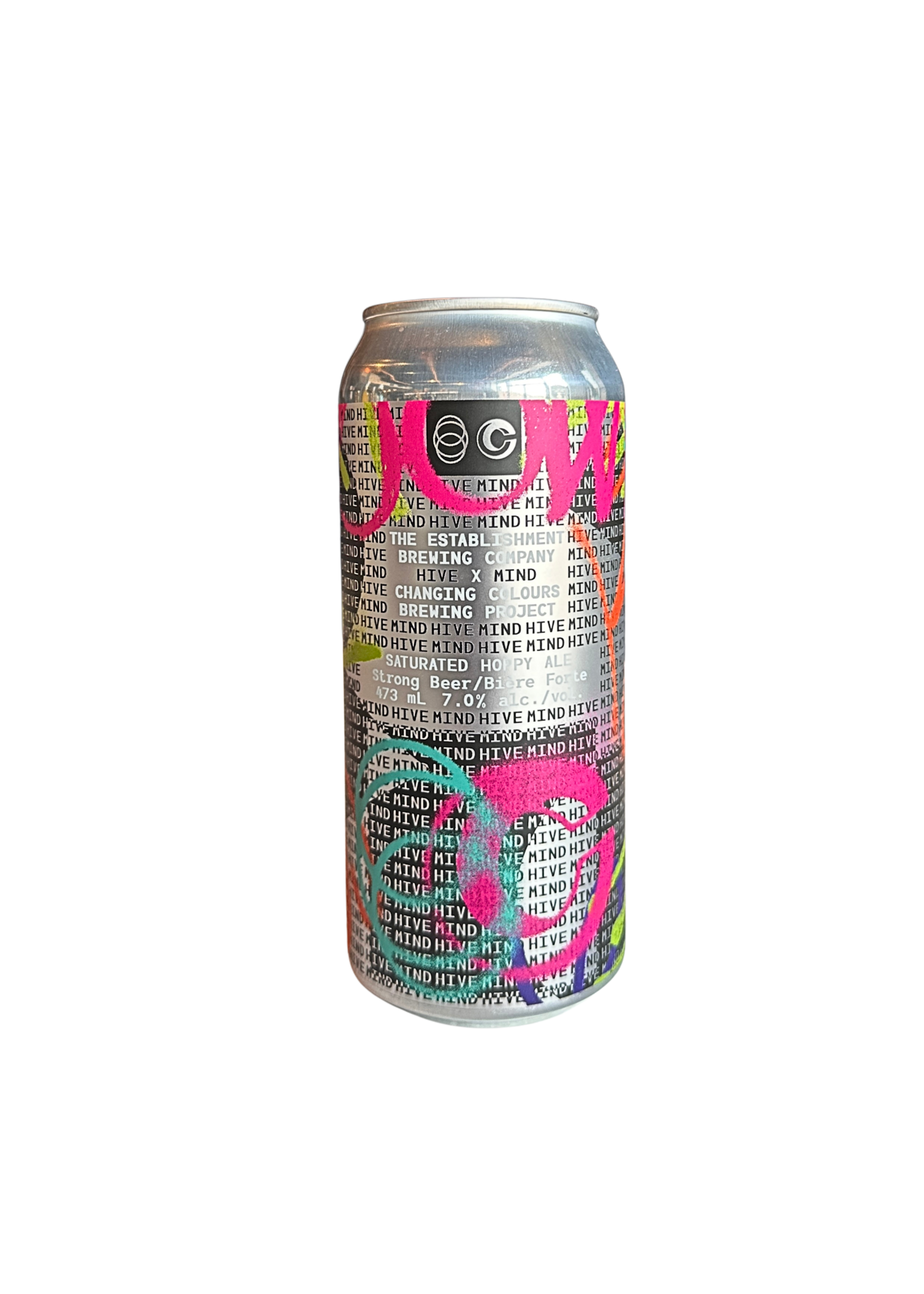 The Establishment Brewing The Establishment/Changing Colours Collab: Hive Mind Saturated Hoppy Ale 473ml