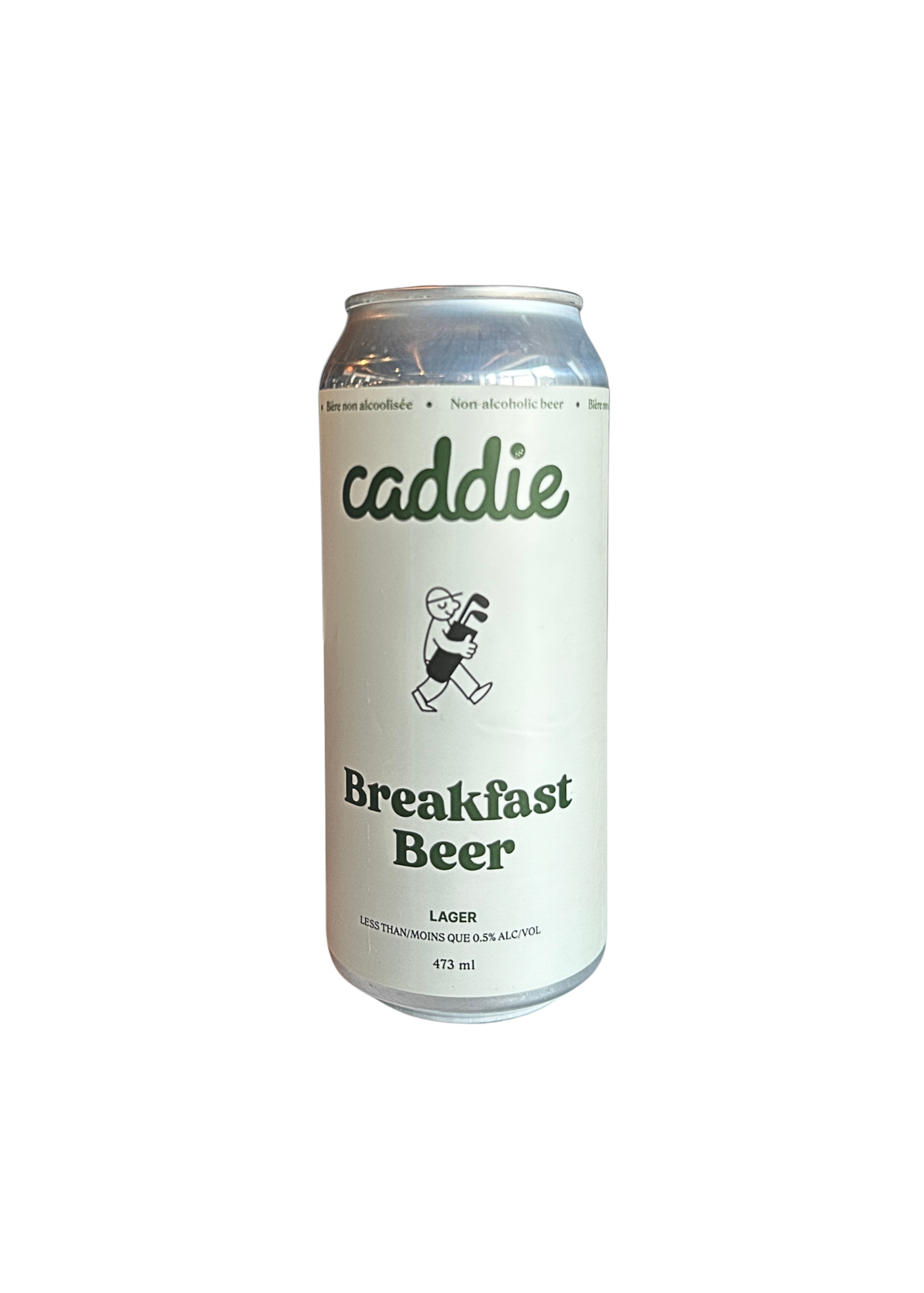 Caddie Brewing Breakfast Beer Non-Alcoholic Lager 473ml