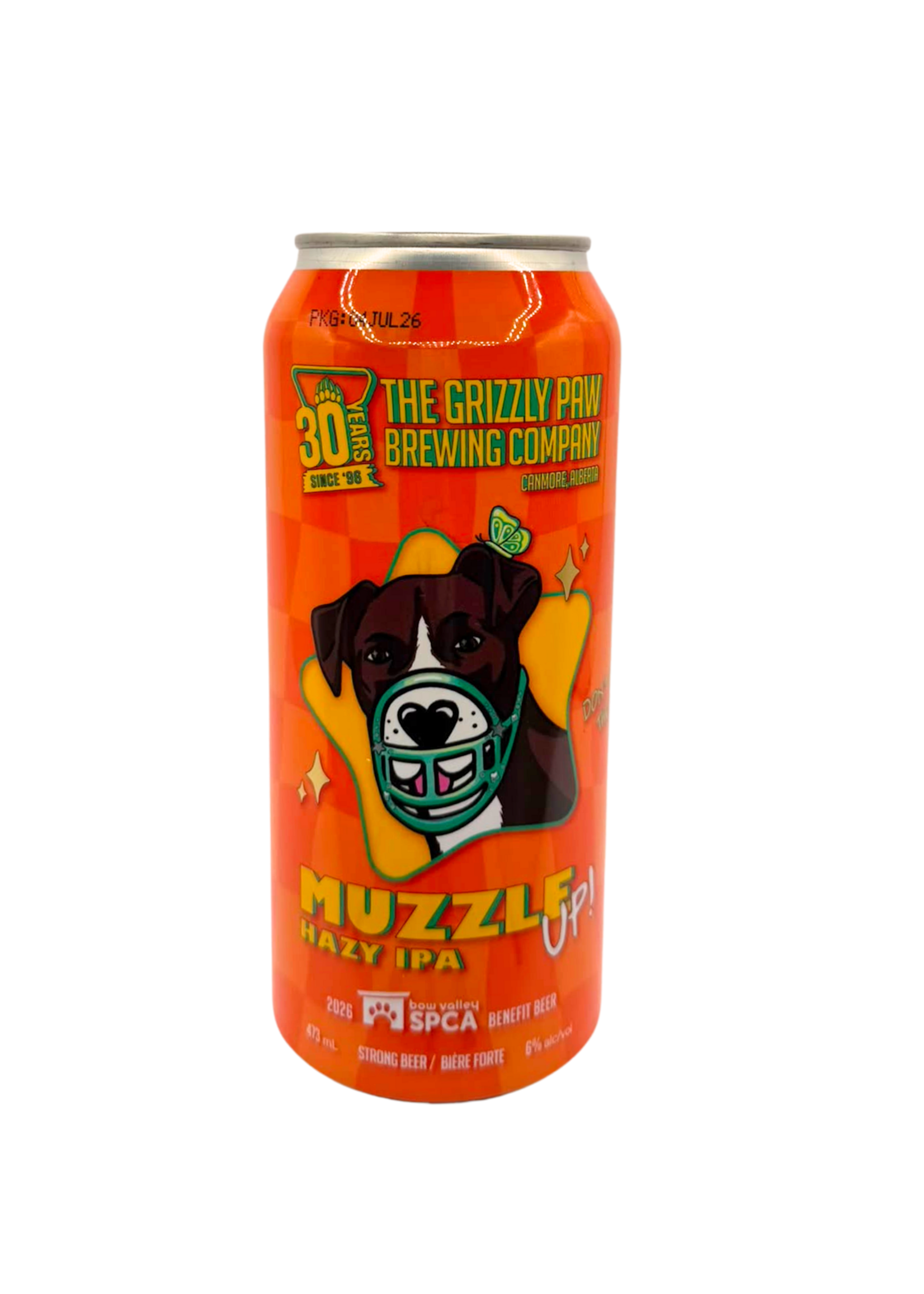 The Growlery Beer Co. The Grizzly Paw Brewing Co. Muzzle Up Hazy IPA 473ml