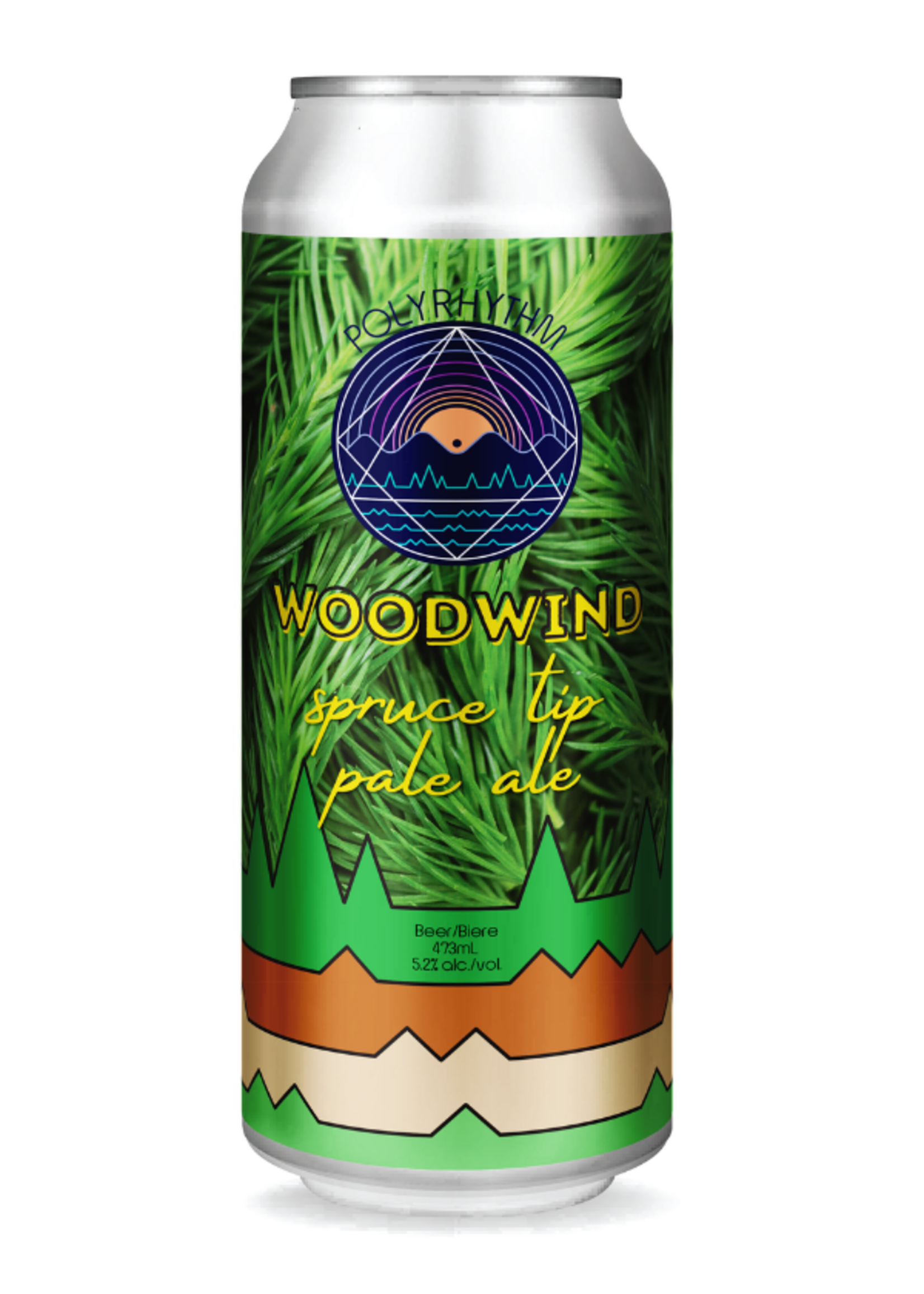 Polyrhythm Brewing Polyrhythm Brewing Woodwind Spruce Tip Pale Ale 473ml