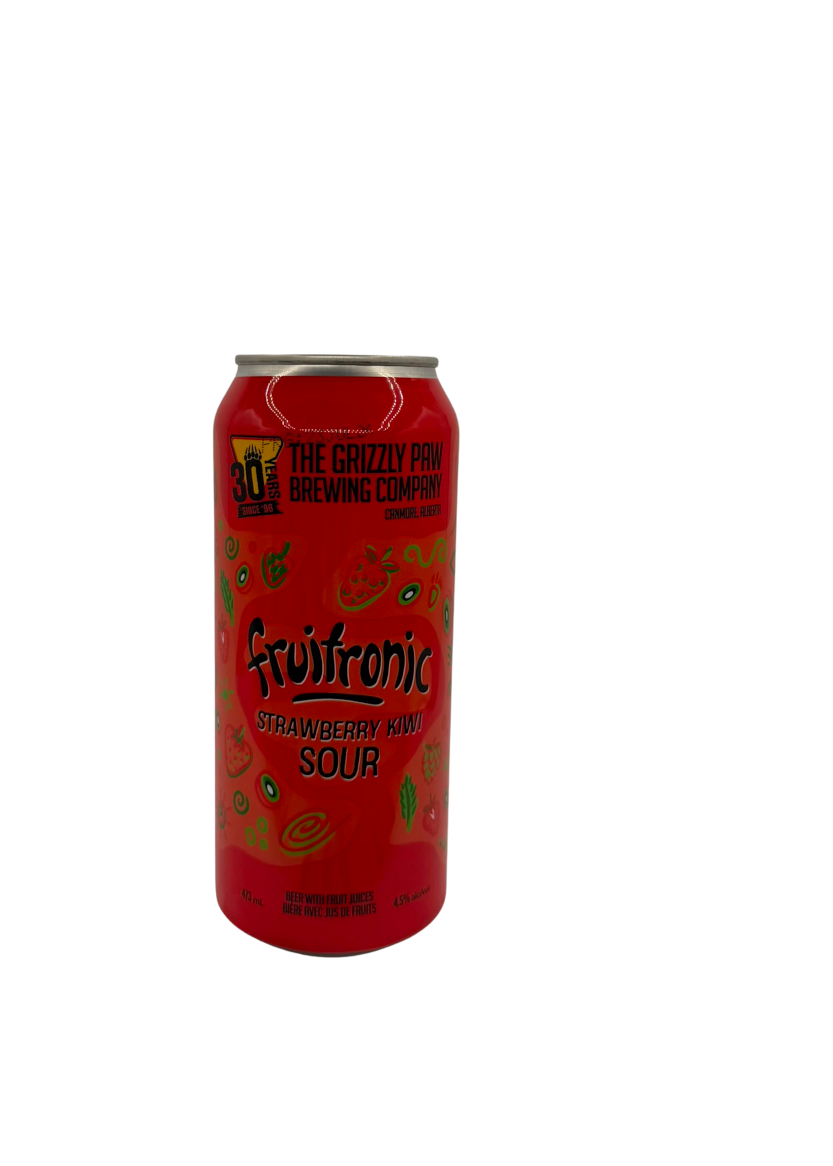 Grizzly Paw Brewing The Grizzly Paw Brewing Co. Fruitronic Strawberry Kiwi Sour 473ml